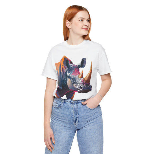 Unisex Animal Print Tee Shirt Featuring Wild Animals Art Design For Everyday Wear