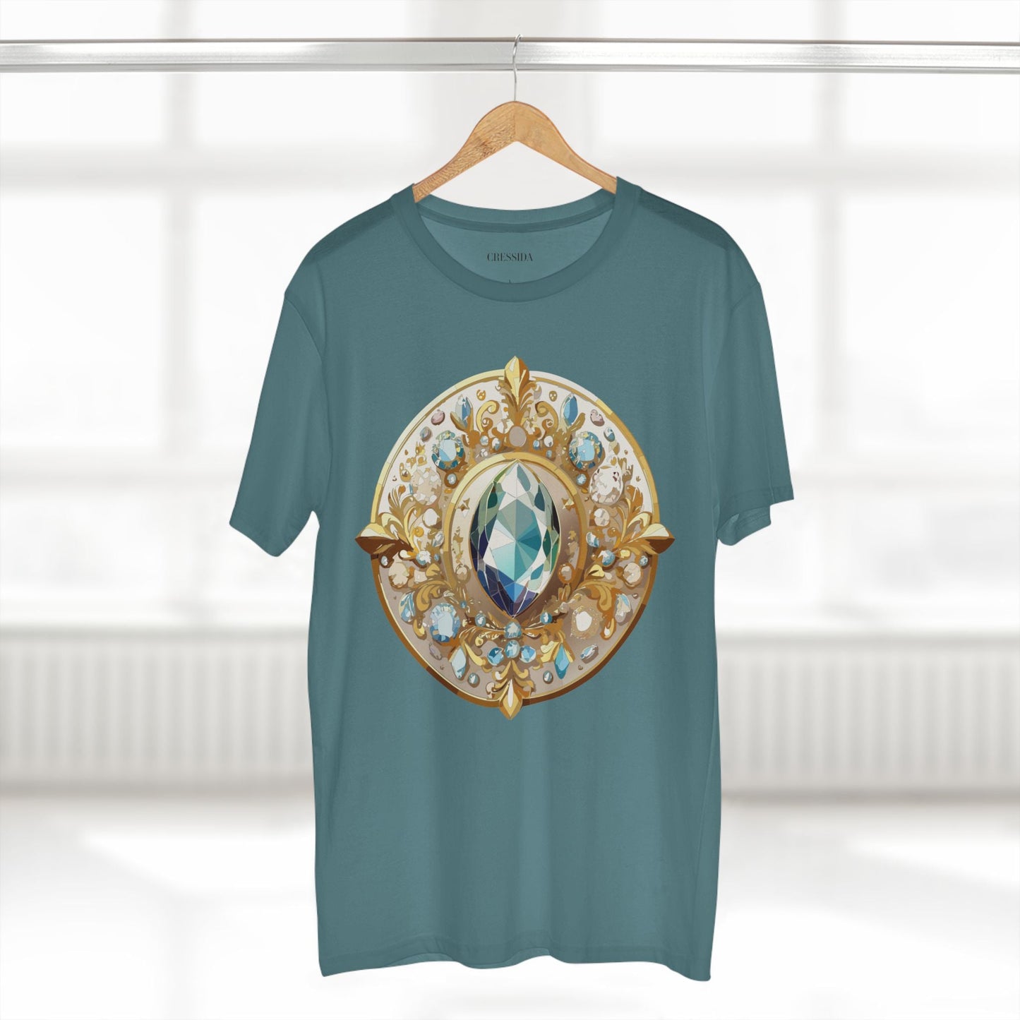 Medallion Graphic T-Shirt Unisex 100 Cotton With Gold Art Design Medal Tee 21