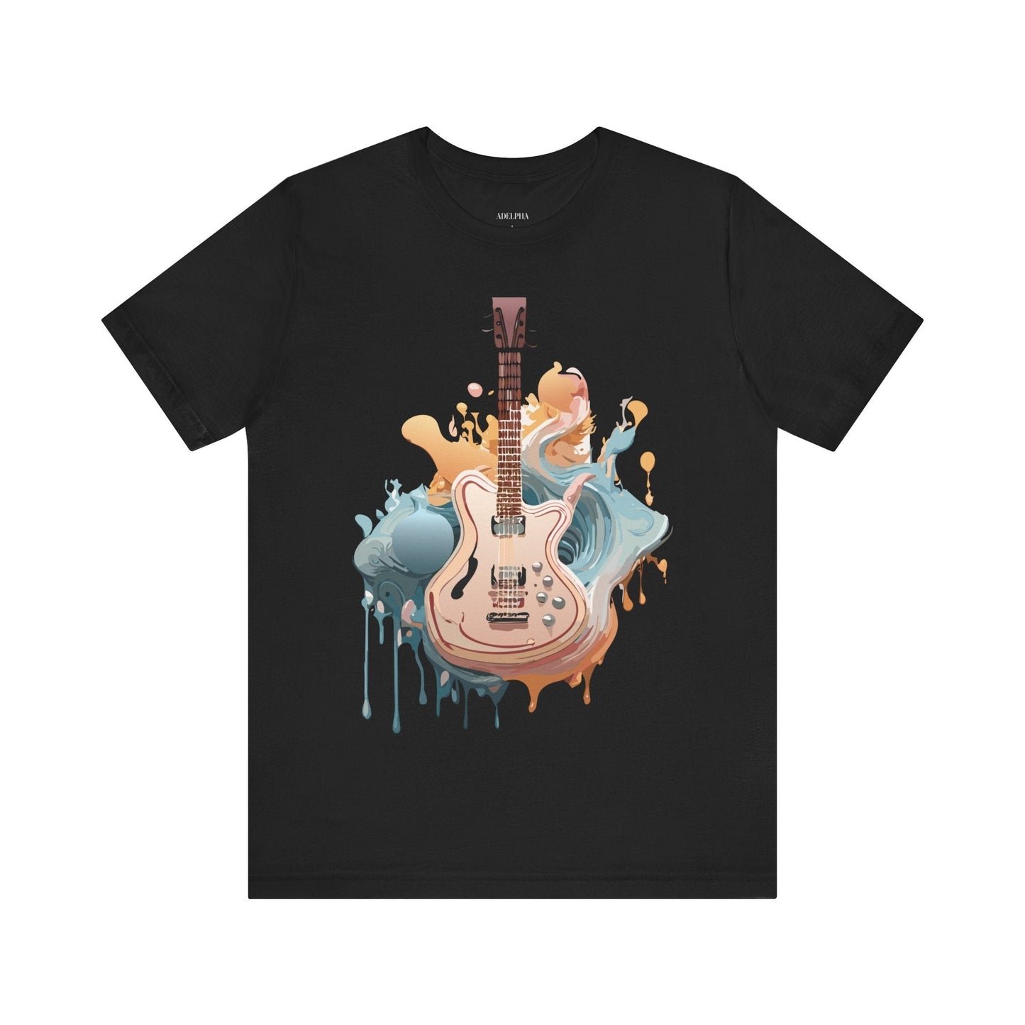Adelpha Vintage Inspired Graphic Tee Unisex Jersey Short Sleeve Music Design Collectible