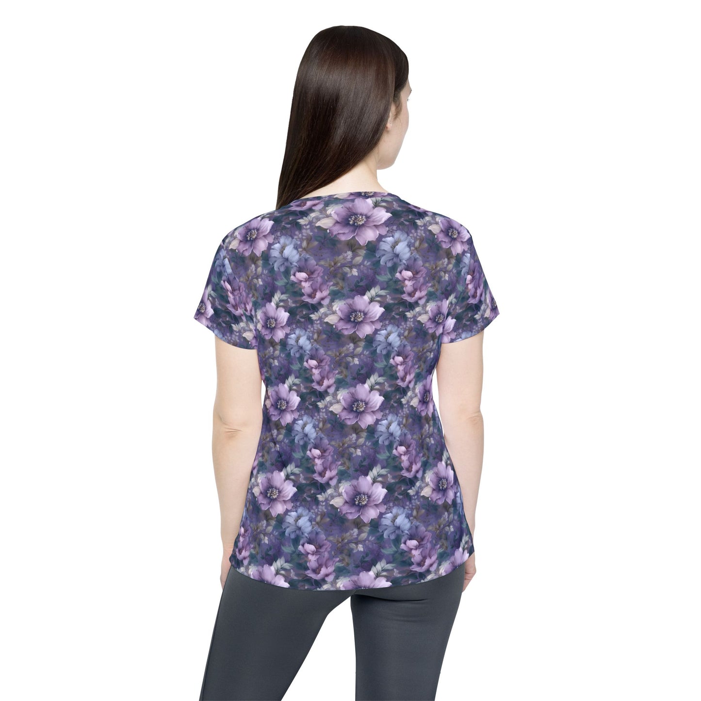 Women Poly Shirt with Floral Print F330