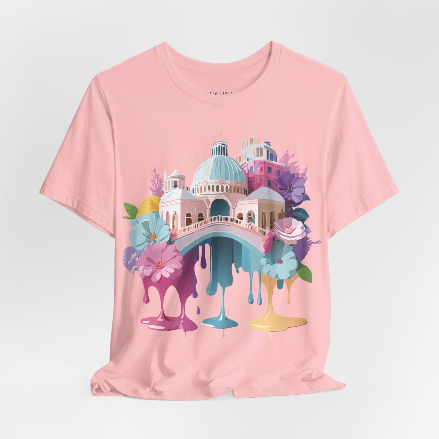 Venice Inspired Tourist Shirt Unisex Graphic Tee Adelpha Vintage Artwork Design Art