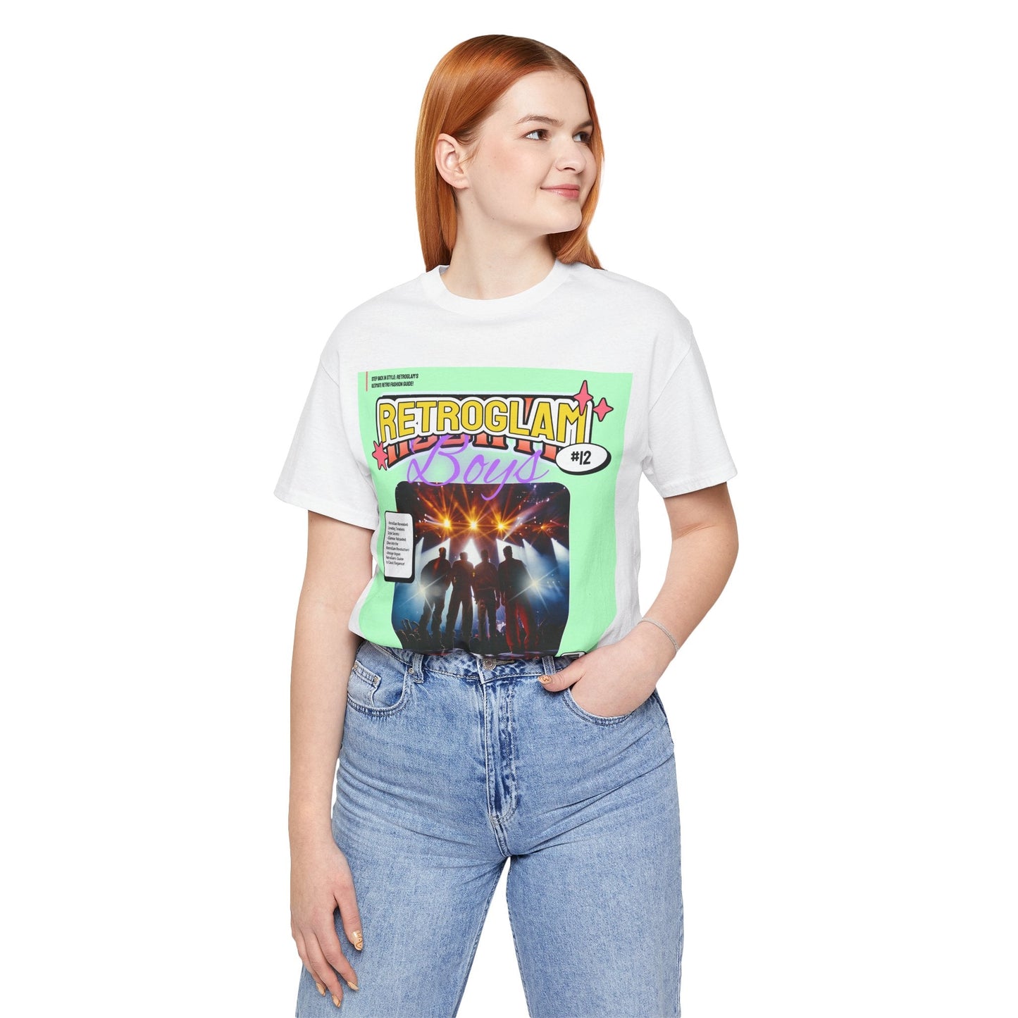 Magazine Cover Shirt Unisex Short Sleeve Tee Lightweight Breathable Fabric