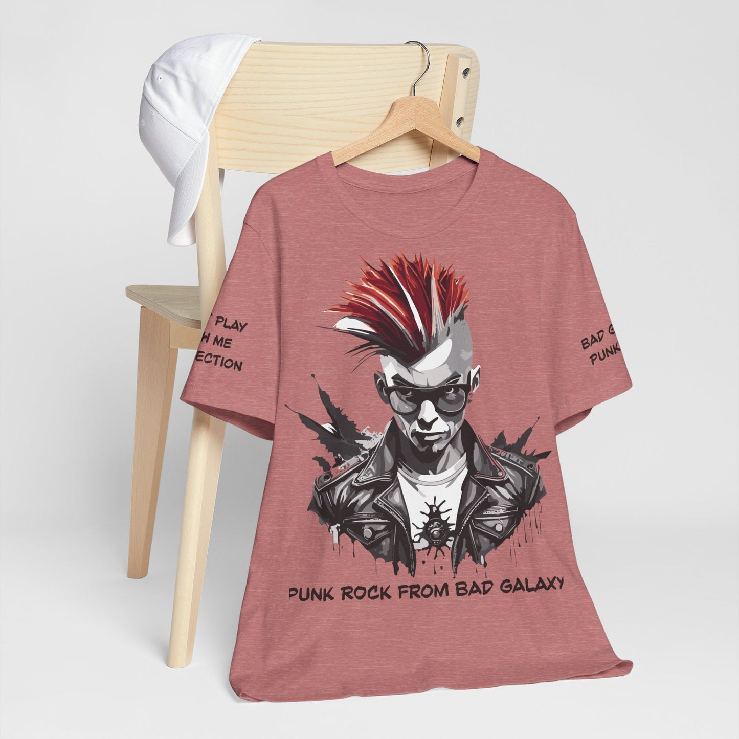 Punk Rock Tee Shirt Made In USA Free Shipping 100 Percent Cotton With Durable Stitching