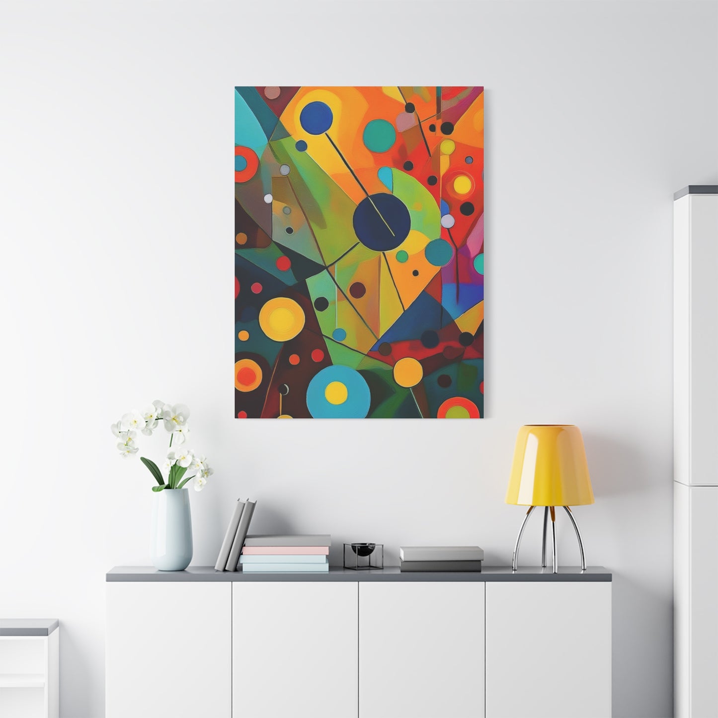 Abstract Oil Painting Print Canvas 20x24,20x30,24x30 24x32,24x36,30x40 32x48,36x48,40x60 Pine-Wood Inner Frame ABS-146