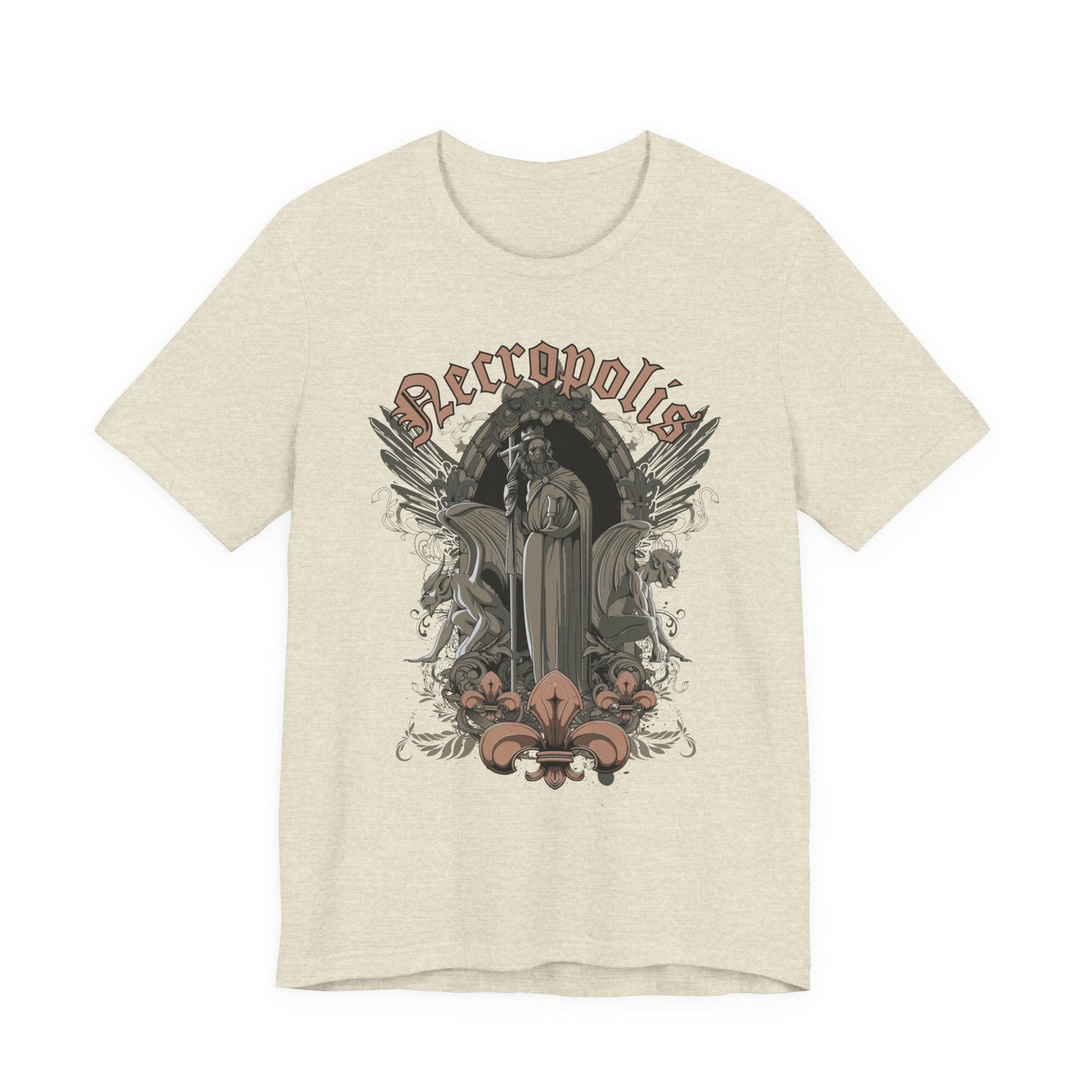 Gothic Skull Graphic Unisex Cotton T-Shirt r7