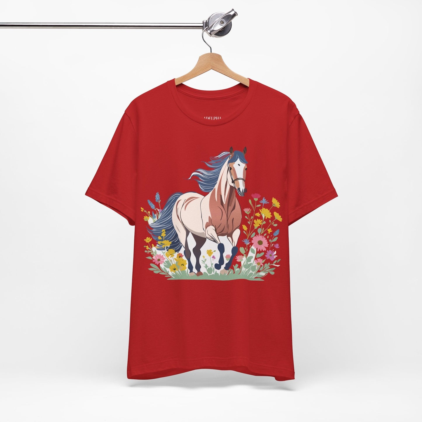 Horse Graphic Unisex 100 Cotton Vintage Animal Art T-Shirt 10