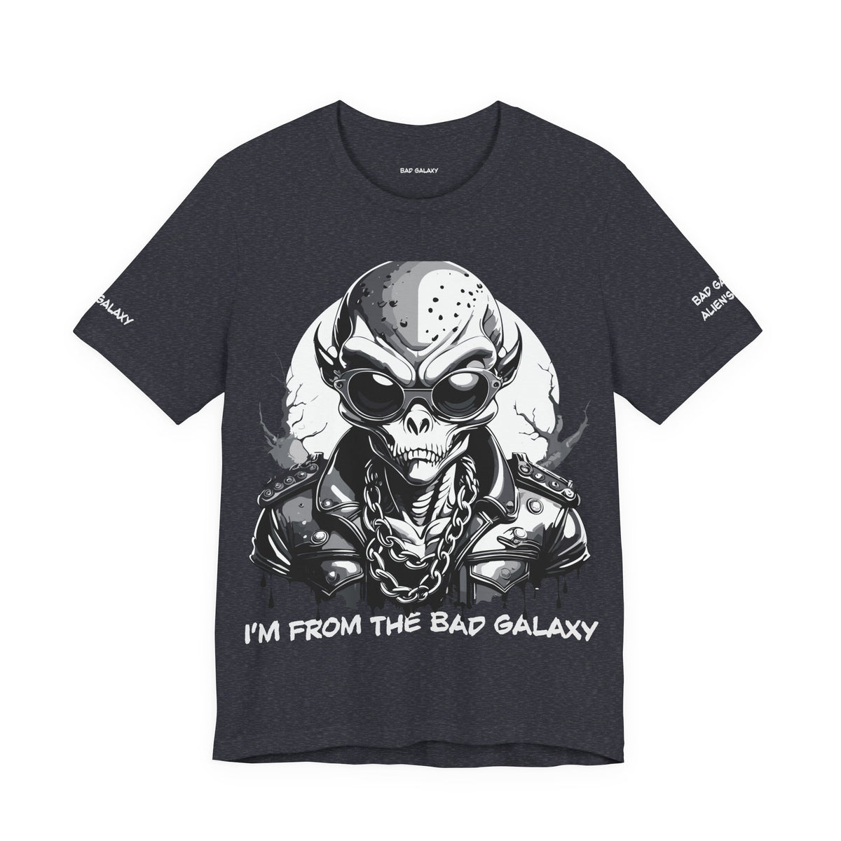 Alien Graphic Unisex Cotton Bella+Canvas Tee with Art Design b70