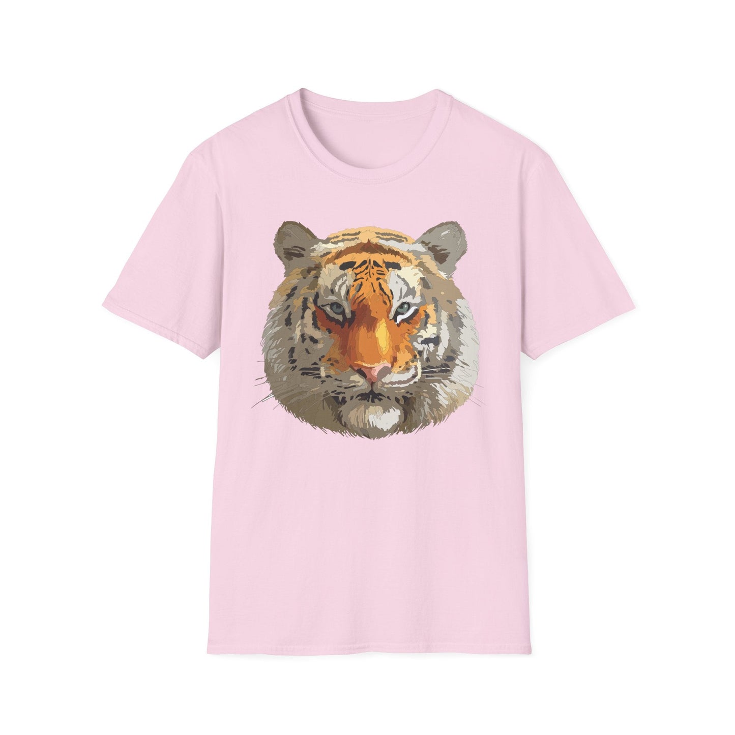 Unisex Tiger Shirt Animal Print Tee Gildan Softstyle Cotton Quality