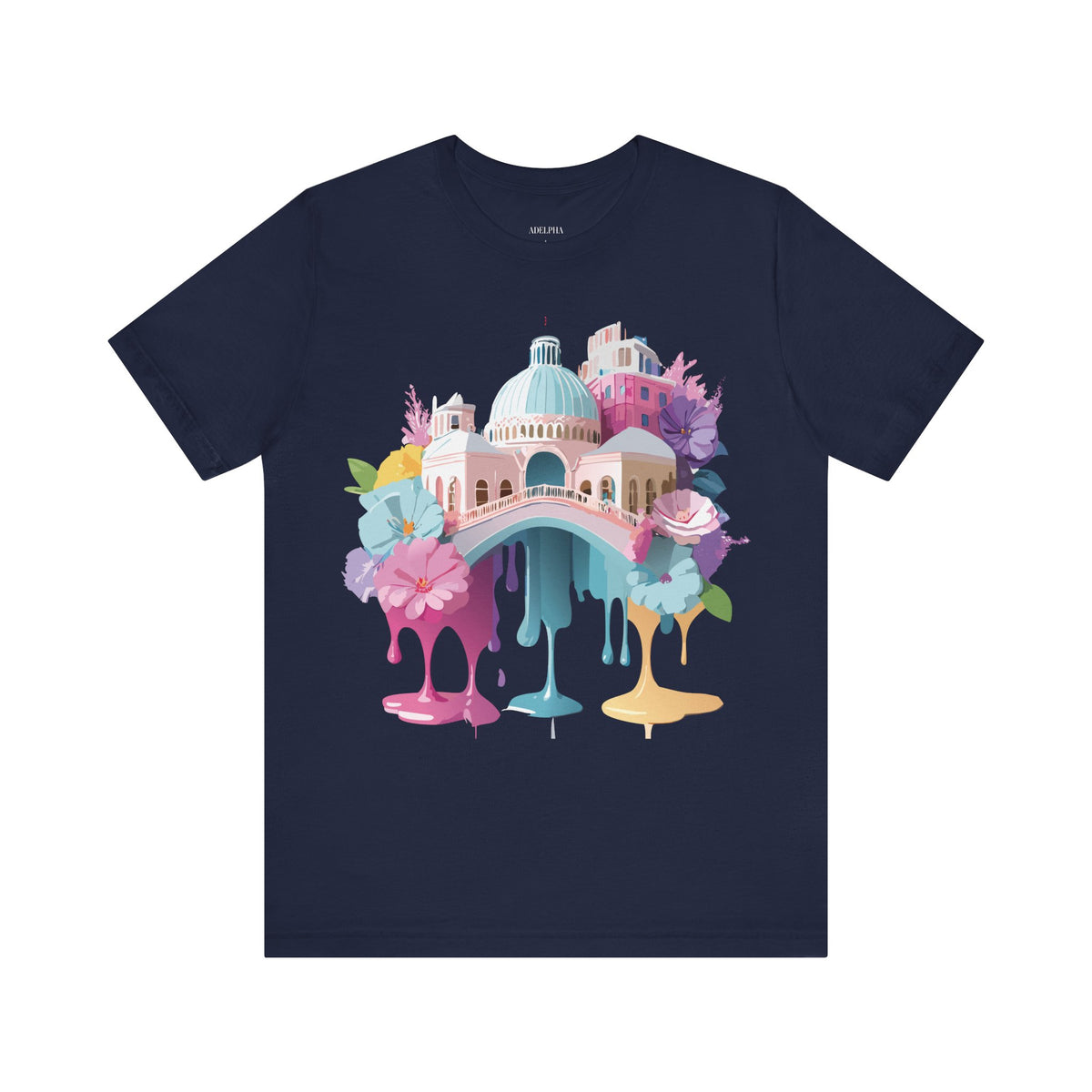 Graphic Unisex Cotton Bella+Canvas Tee Shirt with Venice