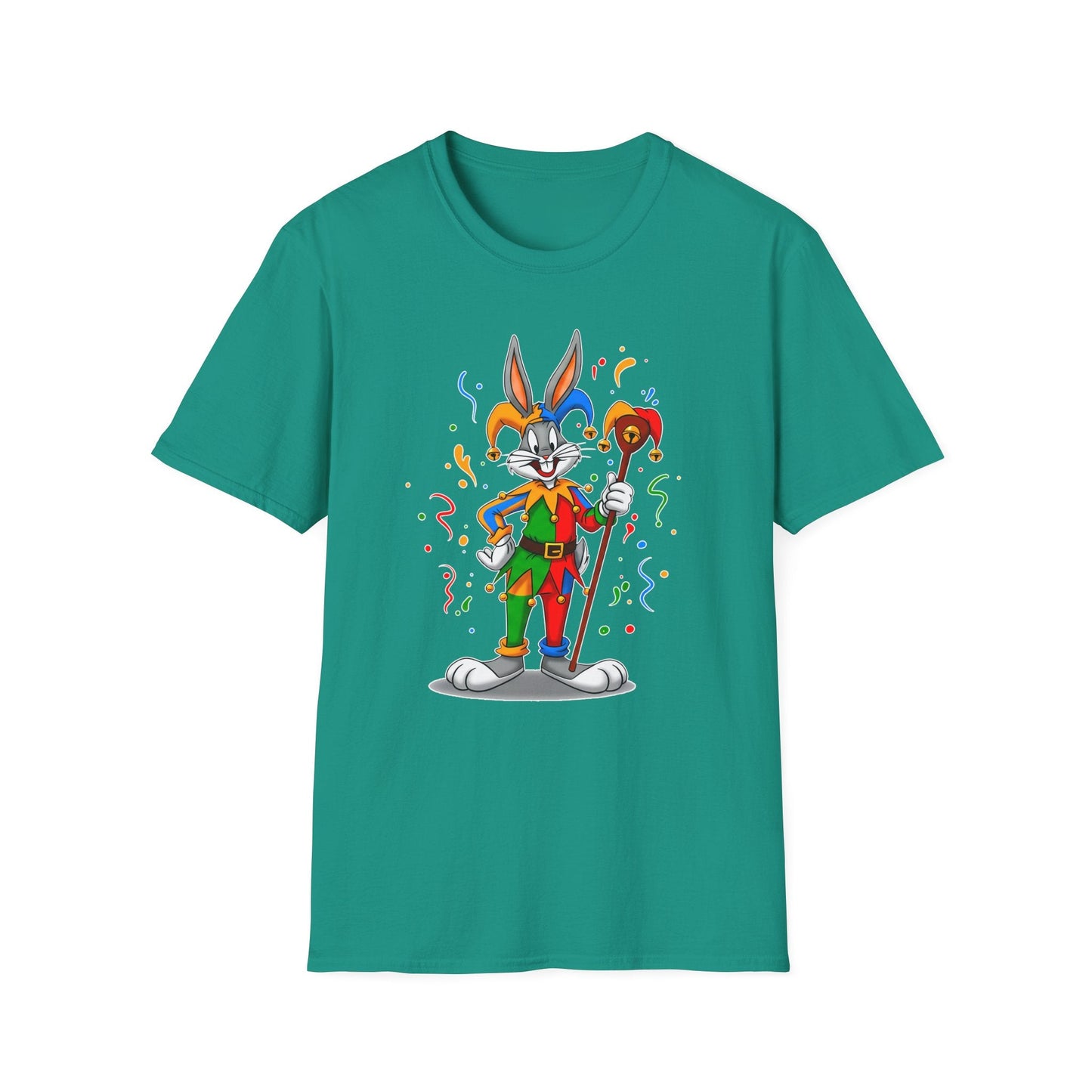 Cartoon Bunny Graphic Unisex Cotton Animal Animation Artwork Design Tee 22