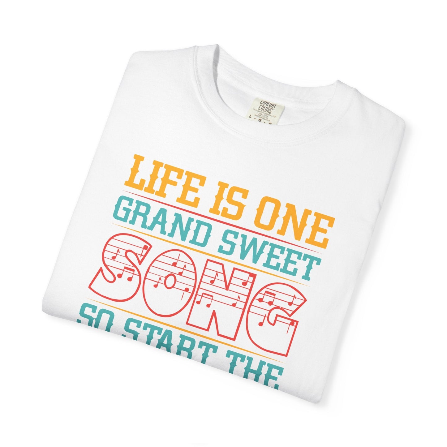 Music Graphic Design Unisex Cotton T-shirt 023