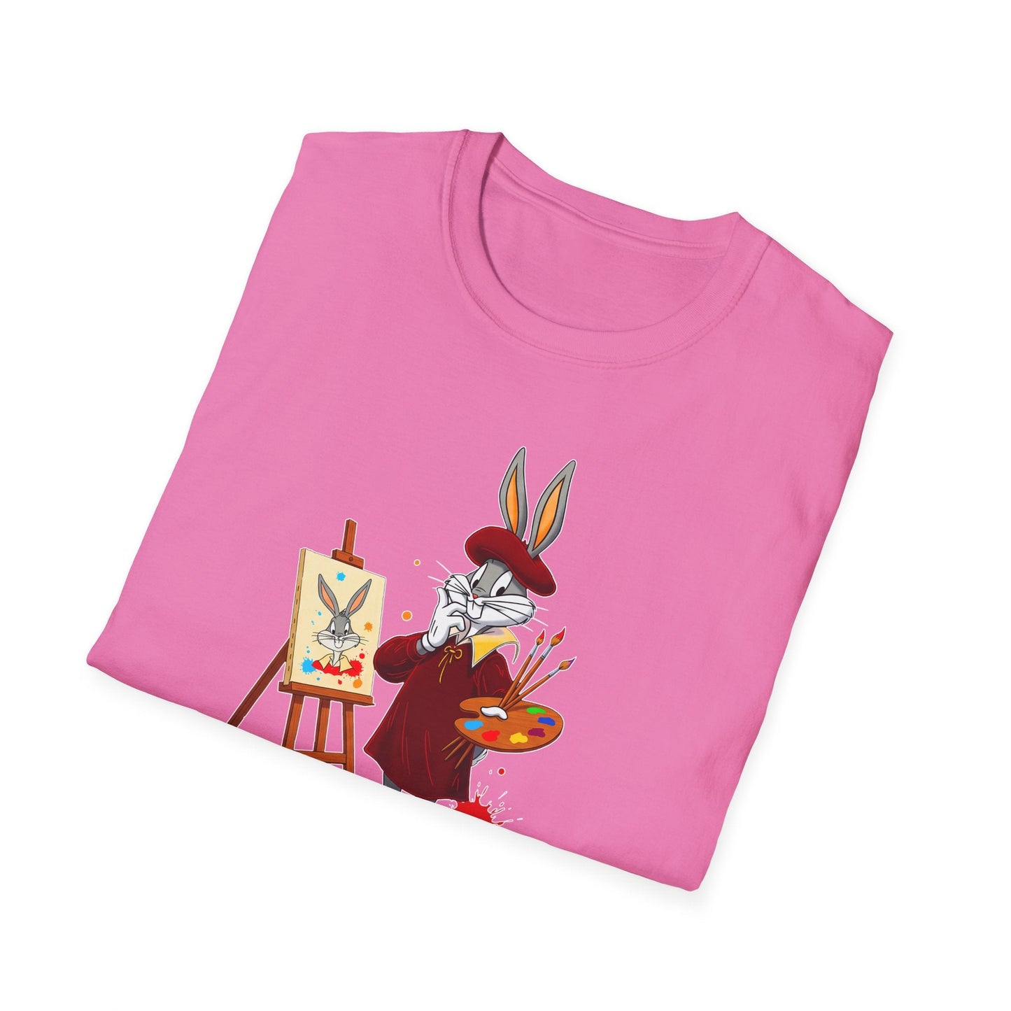 Bugs Bunny Shirt Unisex Cartoon T Shirt Softstyle 64000 Graphic Tee By Gildan Brand
