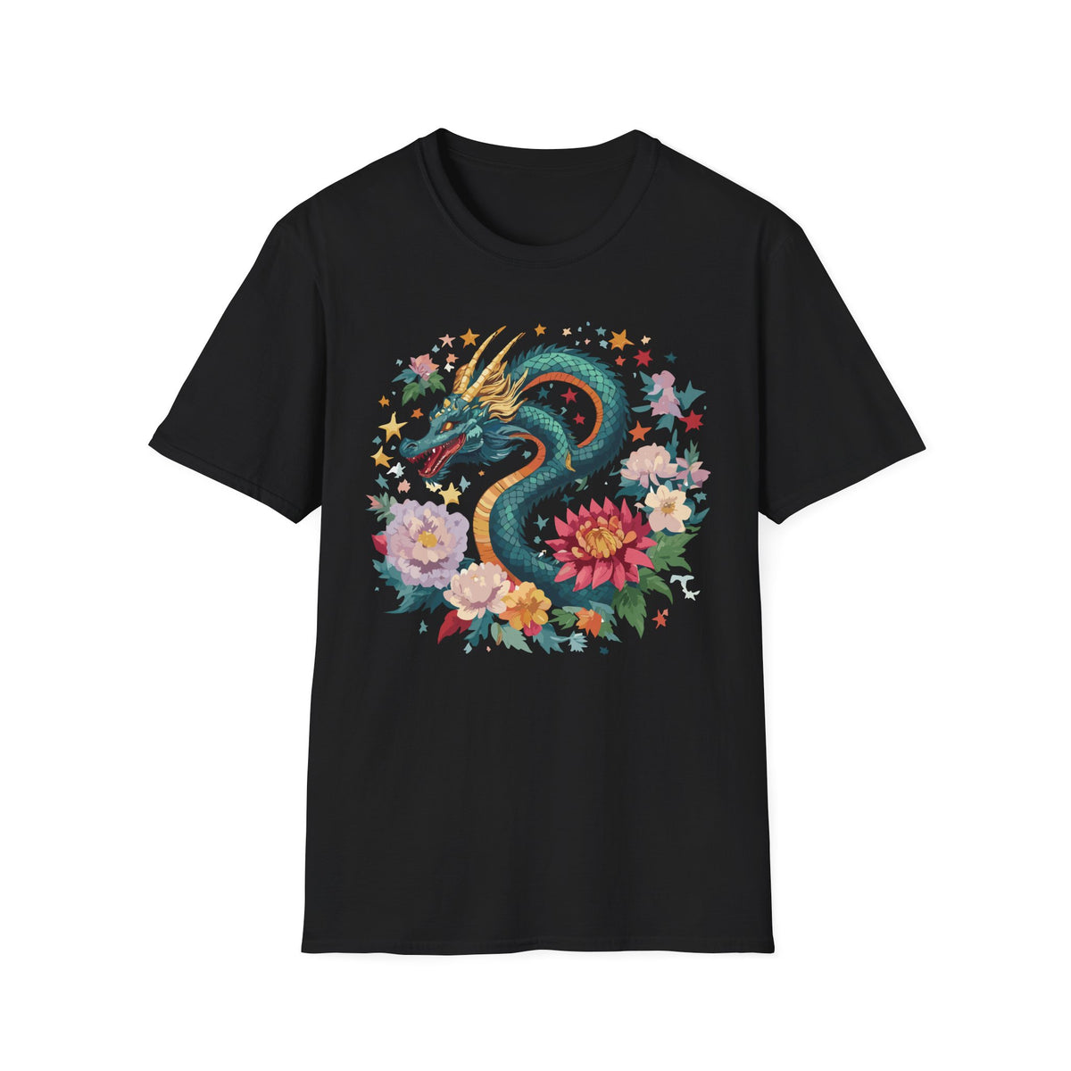 Dragon Graphic Tee Gildan Unisex 100 Cotton Tee Shirt with Animal a39