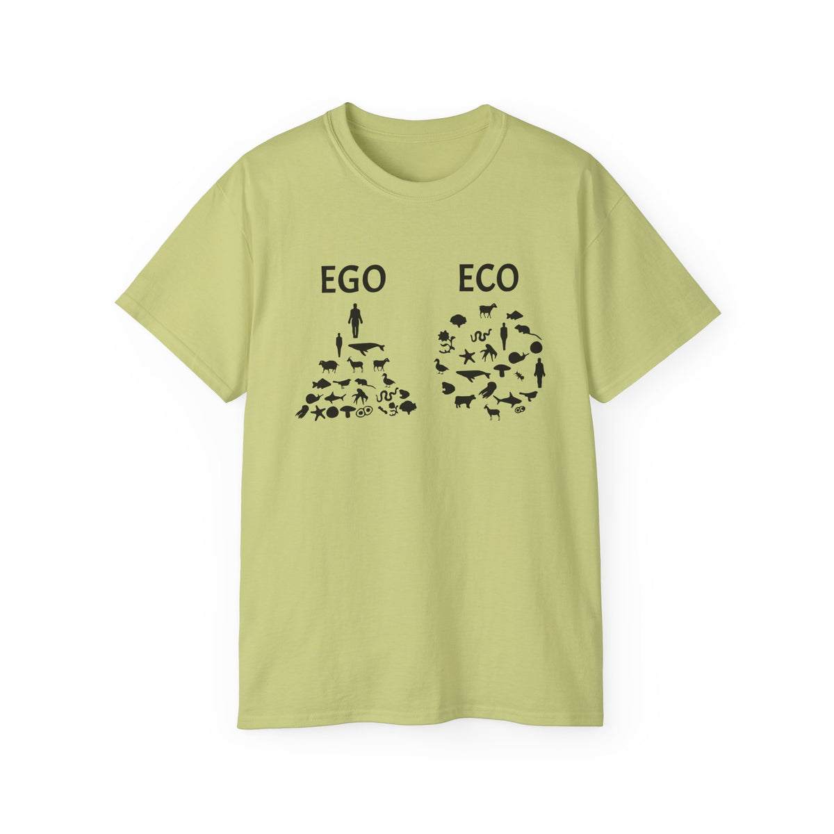 EGO vs ECO graphic tee | Environmental conservation shirt
