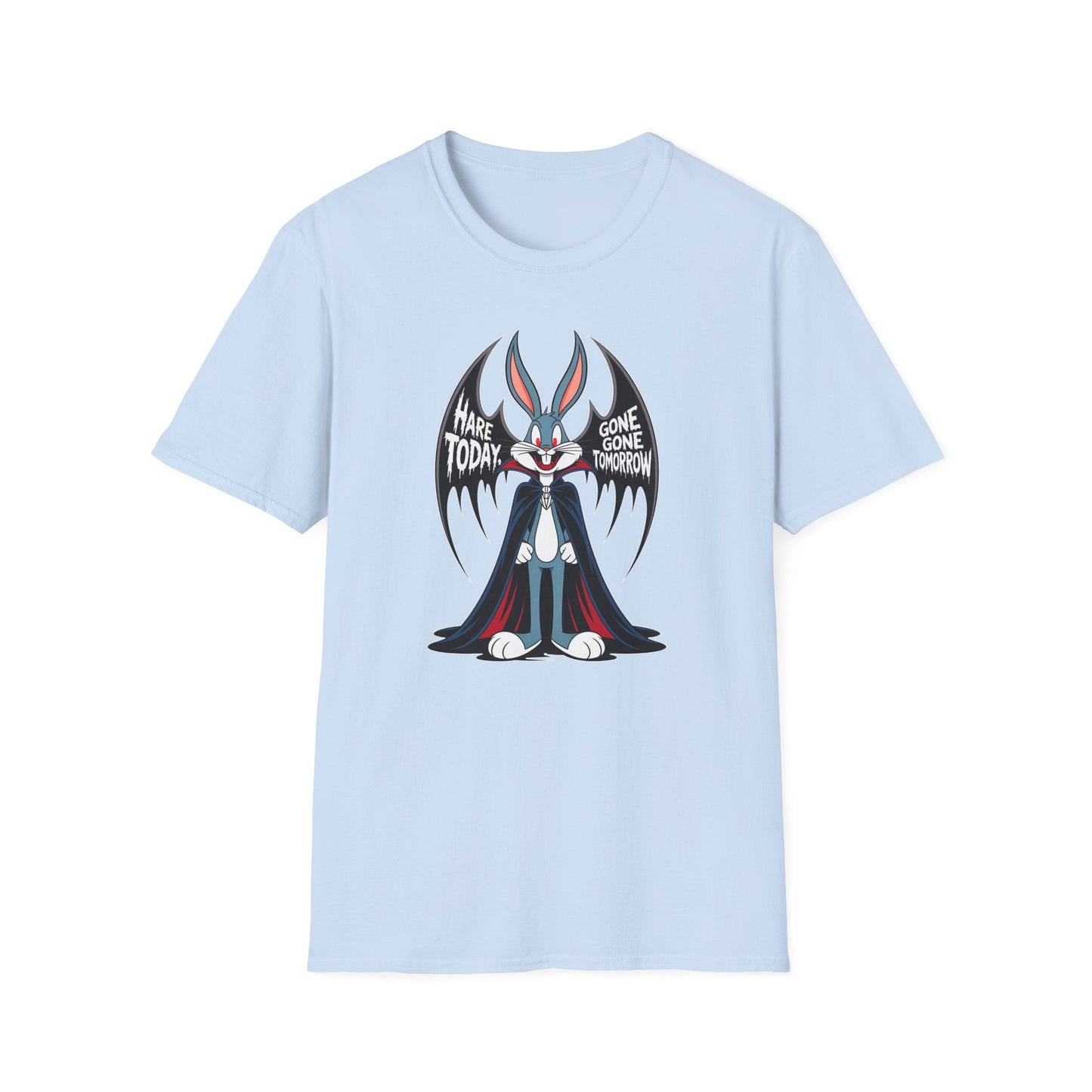 Bugs Bunny T Shirt Cartoon Art Design Unisex Gildan Softstyle 100 Percent Ring Spun Cotton
