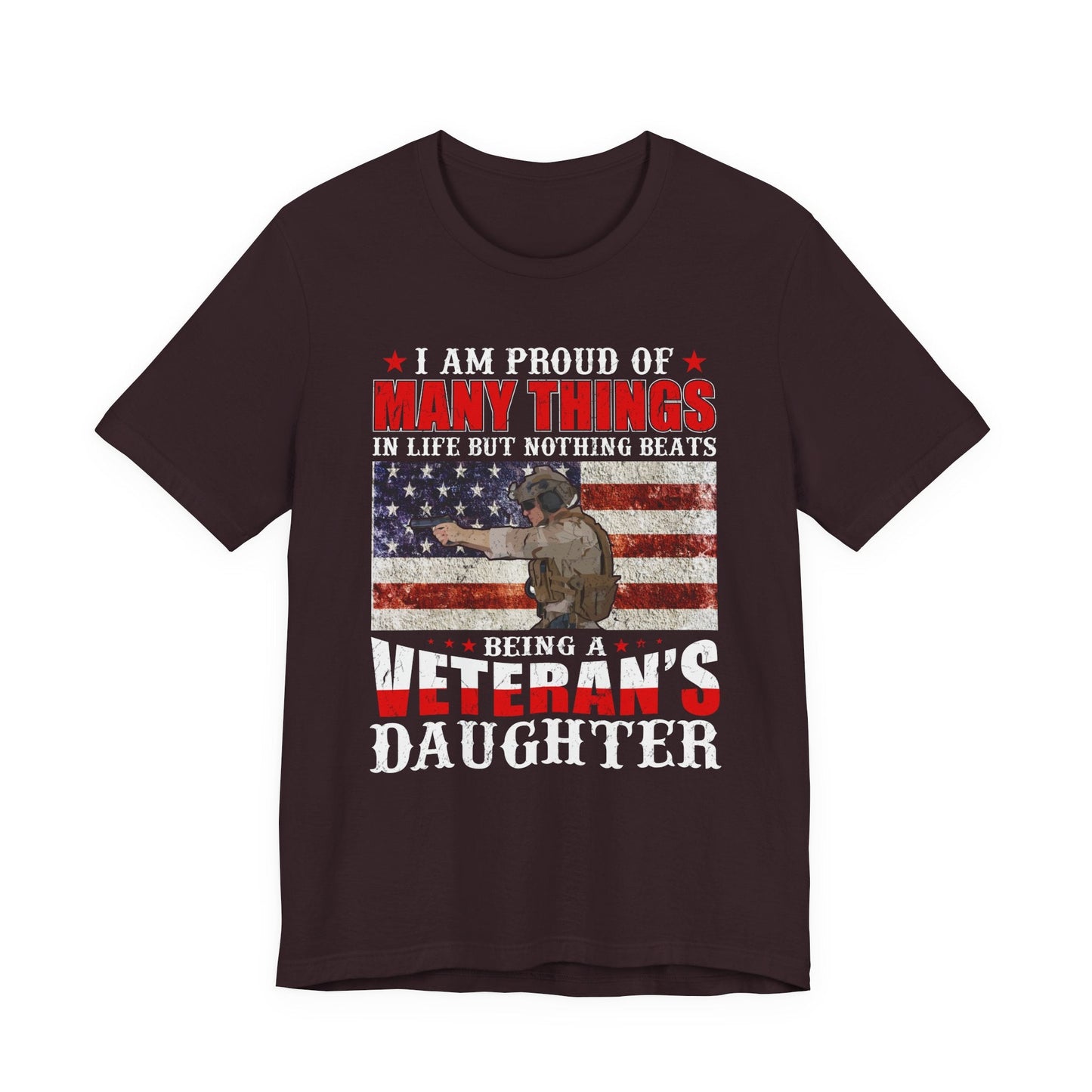 Army Veteran Patriotic Graphic Design Unisex Cotton T-Shirt v28