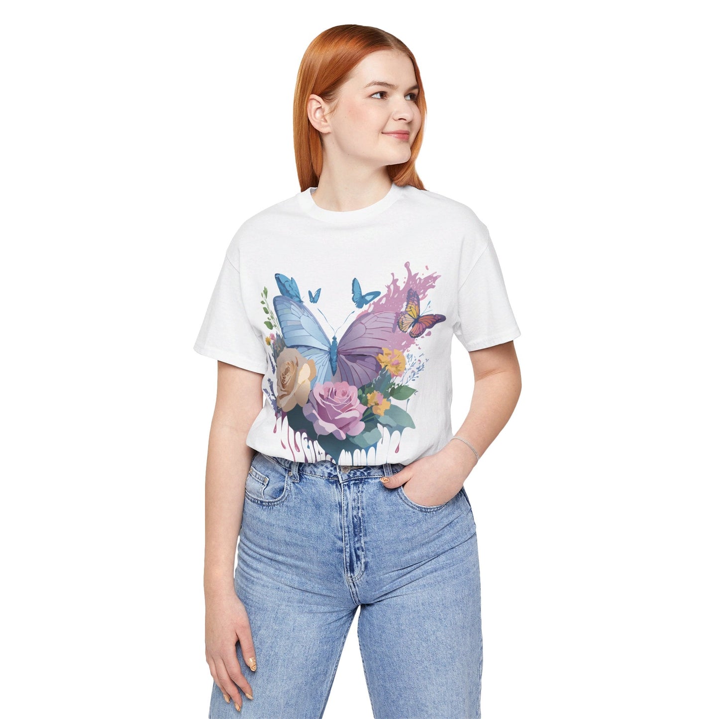 Butterfly Graphic Tee Unisex Jersey Short Sleeve Shirt Adelpha Art Design