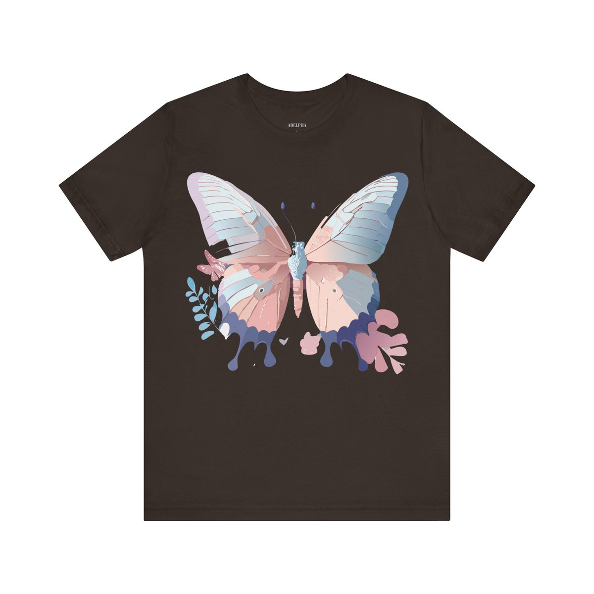 Butterfly Graphic Unisex Cotton Bella+Canvas Tee with Art Design n70