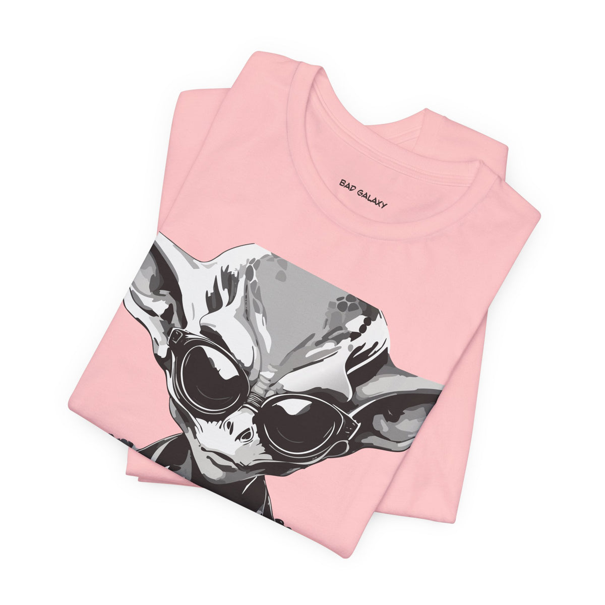 Alien Graphic Unisex Cotton Bella+Canvas Tee with Art Design b65