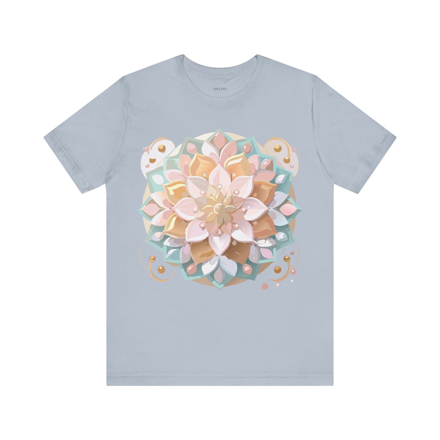 Mandala Shirt Graphic Tee Unisex Adelpha Vintage Inspired Art Design Premium Apparel