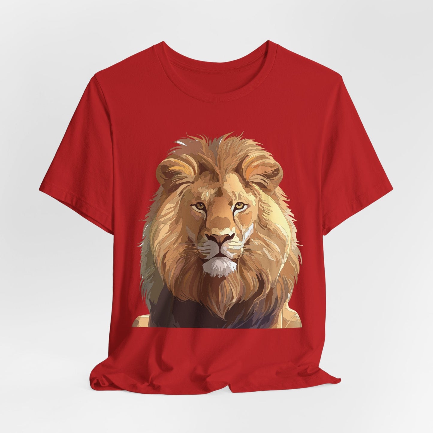 Unisex Animal Art Tee Shirt With Wild Animals Design Gildan 64000 Softstyle Cotton