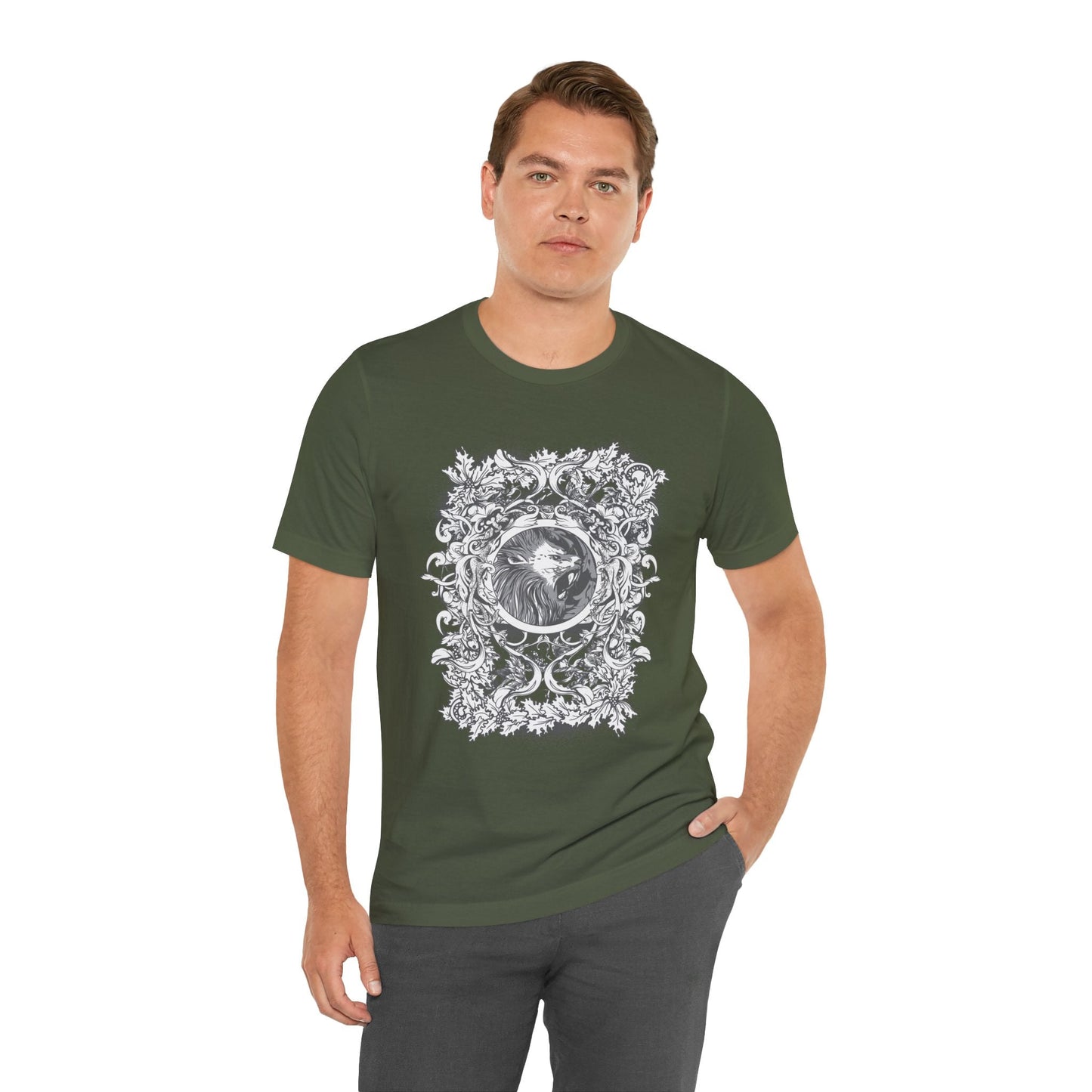 Gothic Illustration Graphic Unisex Cotton T-Shirt r18