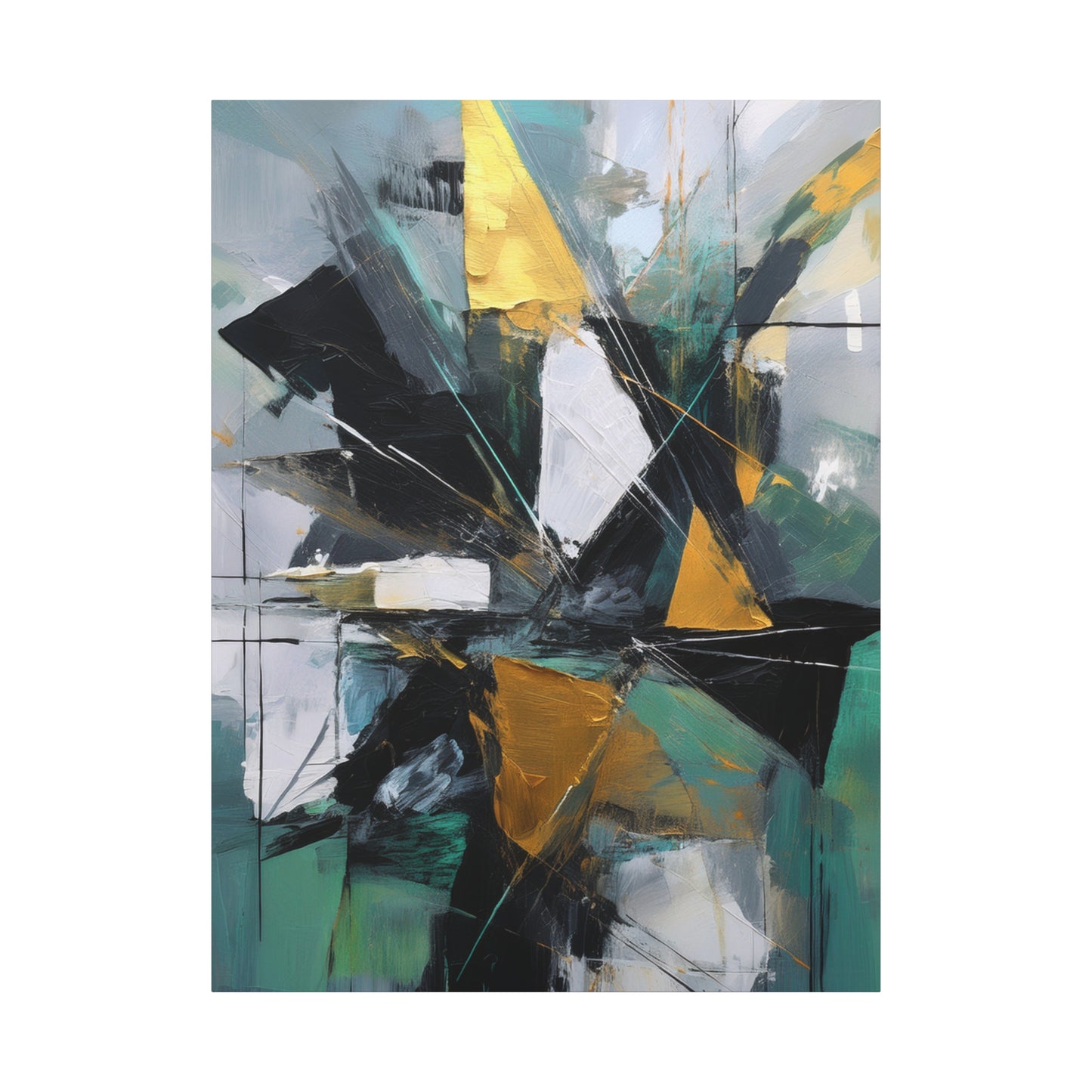 Abstract Oil Painting Print Canvas 20x24,20x30,24x30 24x32,24x36,30x40 32x48,36x48,40x60 Pine-Wood Inner Frame ABS-208