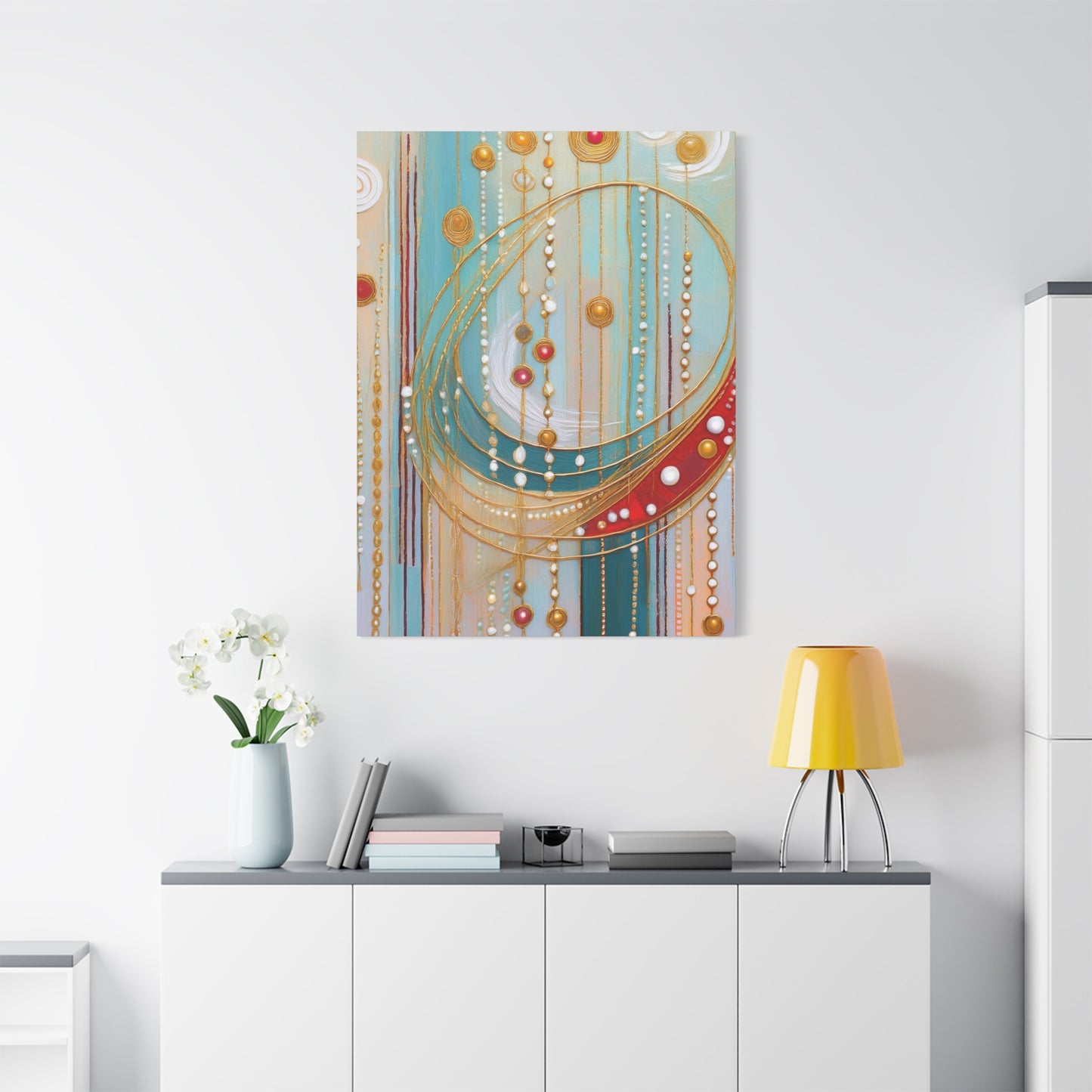 Abstract Oil Painting Print Canvas 20x24,20x30,24x30 24x32,24x36,30x40 32x48,36x48,40x60 Pine-Wood Inner Frame ABS-101