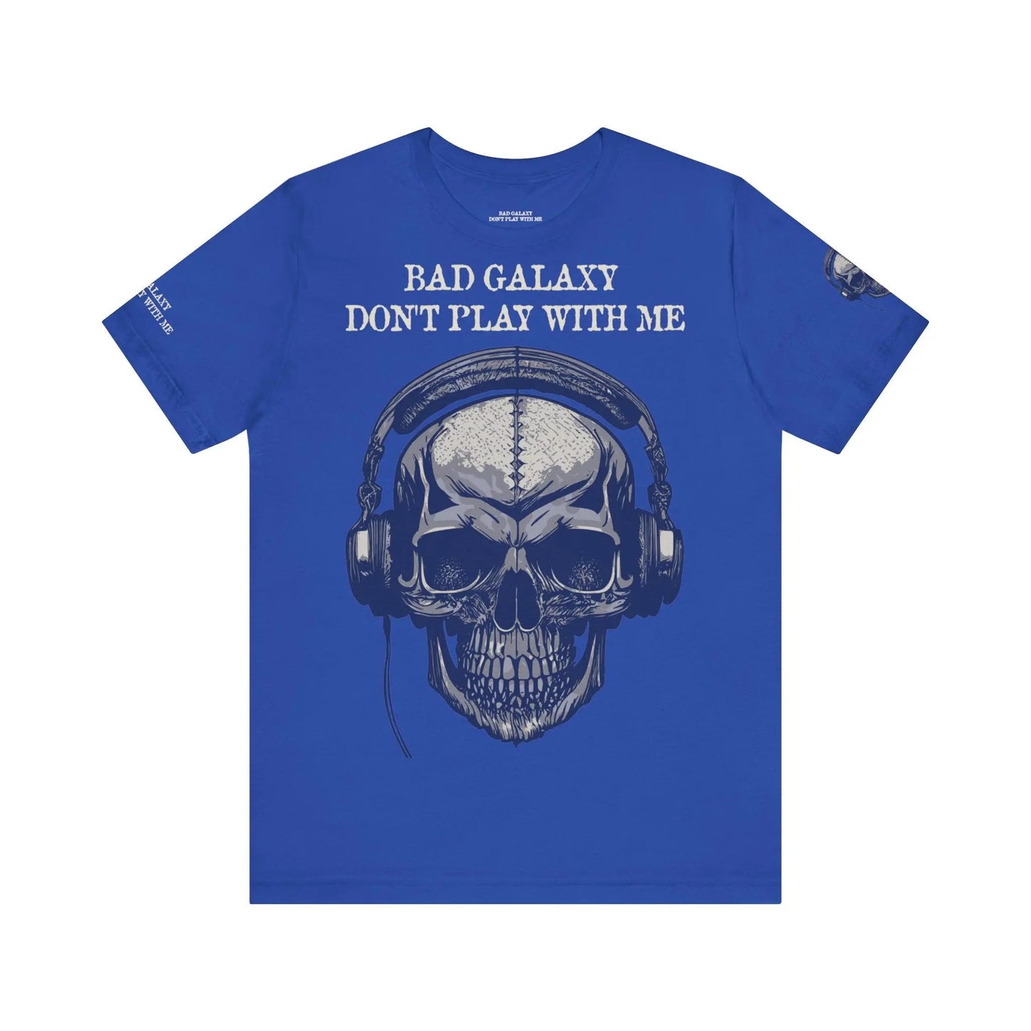 Skull T Shirt From Bad Galaxy 100 Percent Cotton Eco Friendly Made In USA With Durable Stitching
