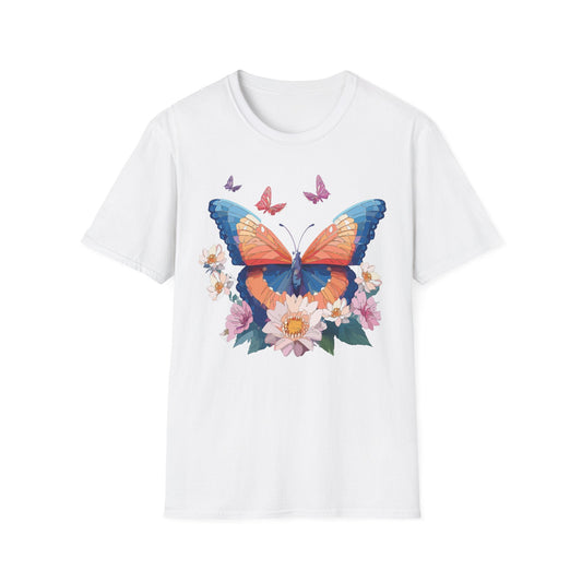 Monarch Butterfly Unisex Softstyle Tee Gildan 64000 Lightweight Breathable 100 Cotton Tee