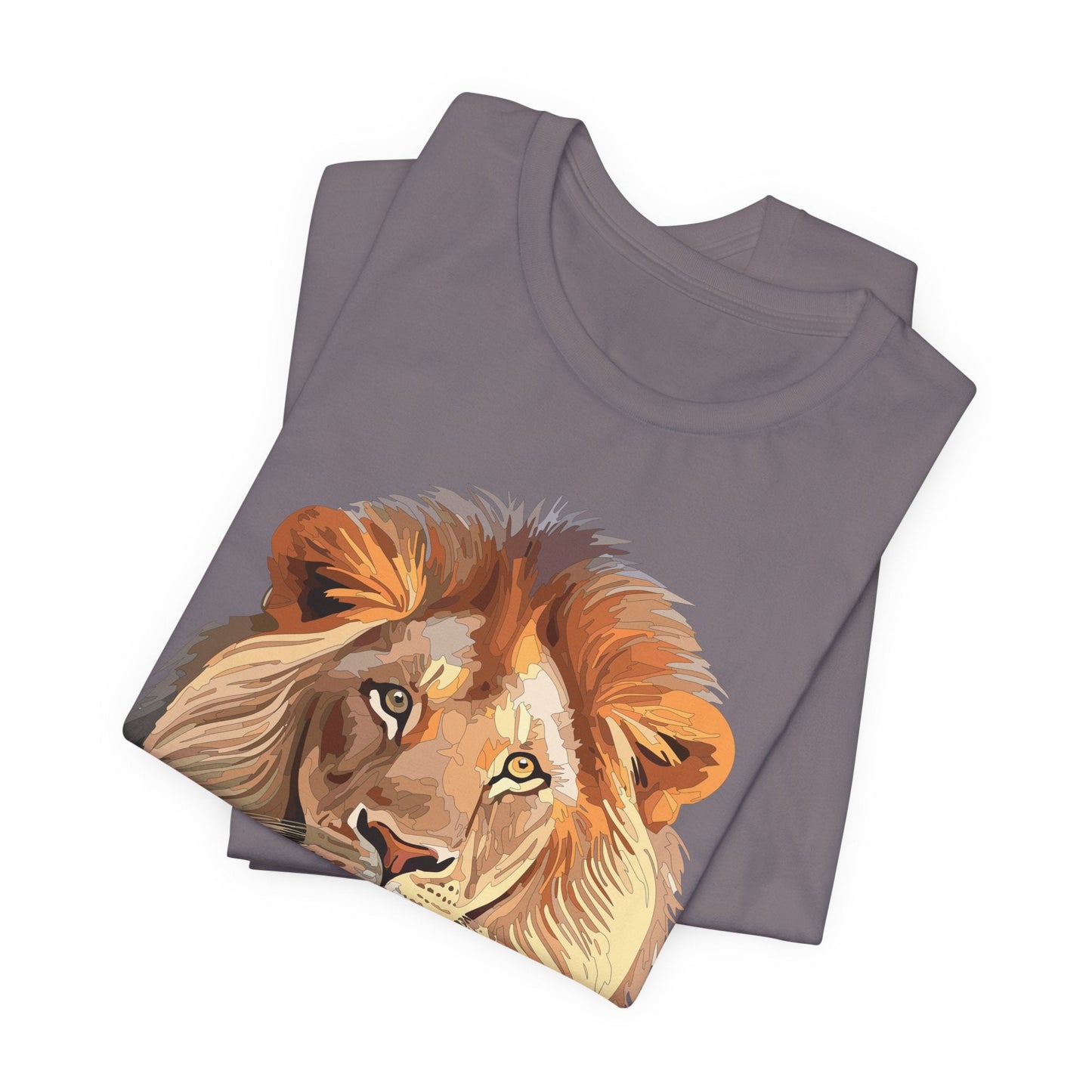 Unisex Animal Graphic Tee Shirt With Wild Animals Art Design For Everyday Wear Casual