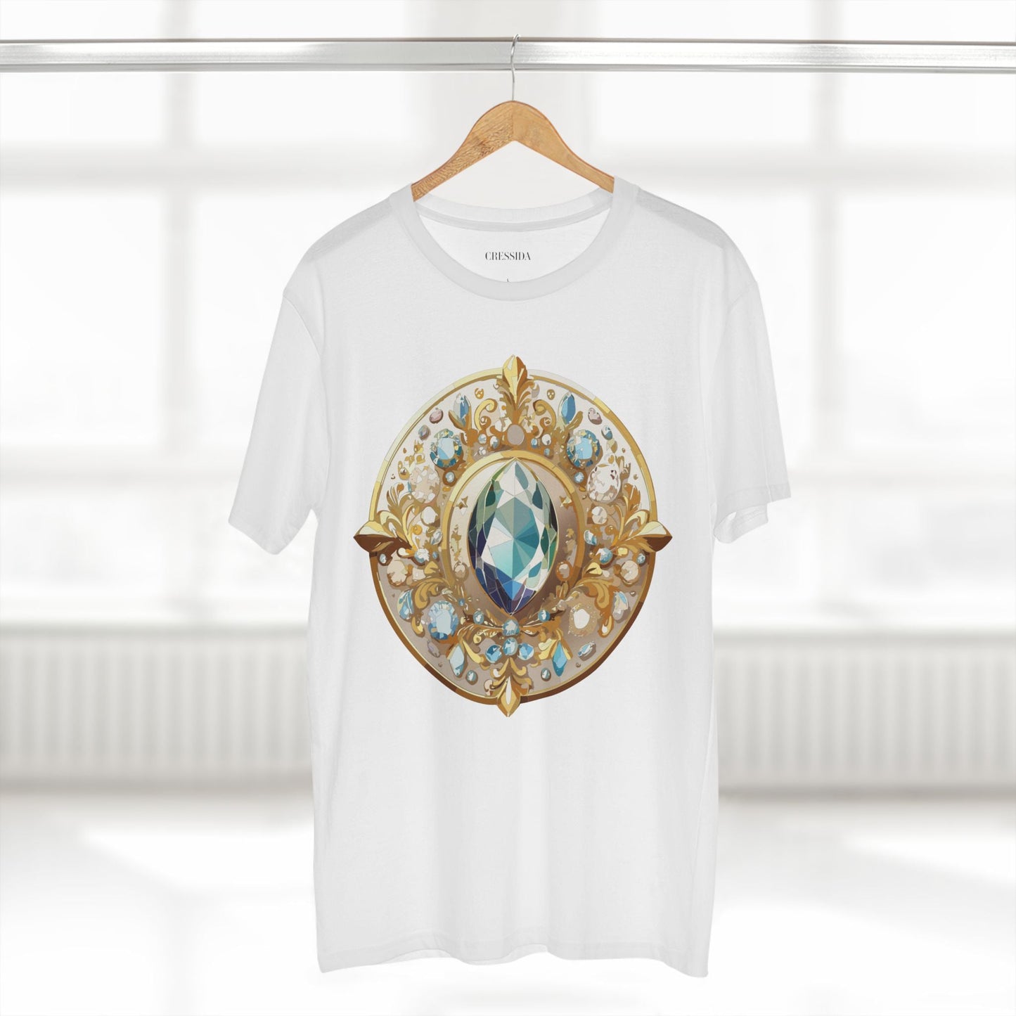 Medallion Graphic T-Shirt Unisex 100 Cotton With Gold Art Design Medal Tee 21