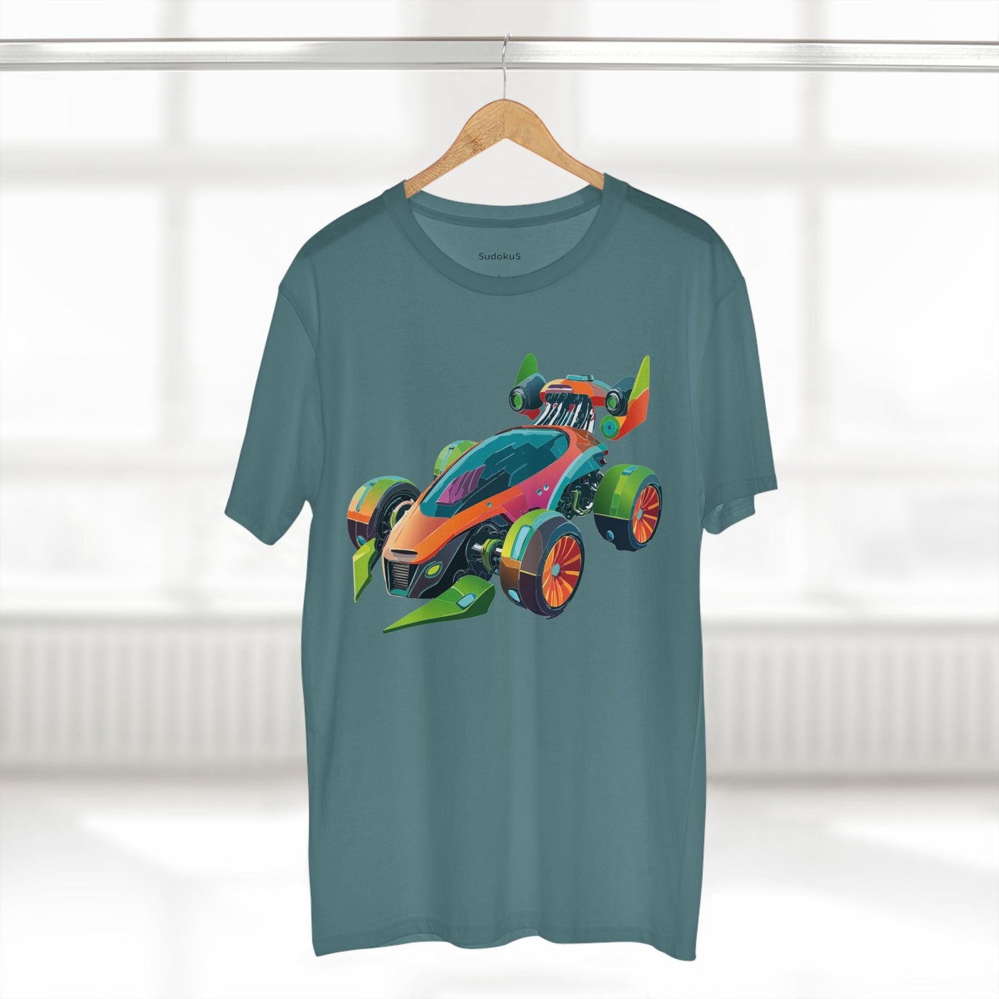 Car Graphic Unisex 100 Cotton Staple Tee 21