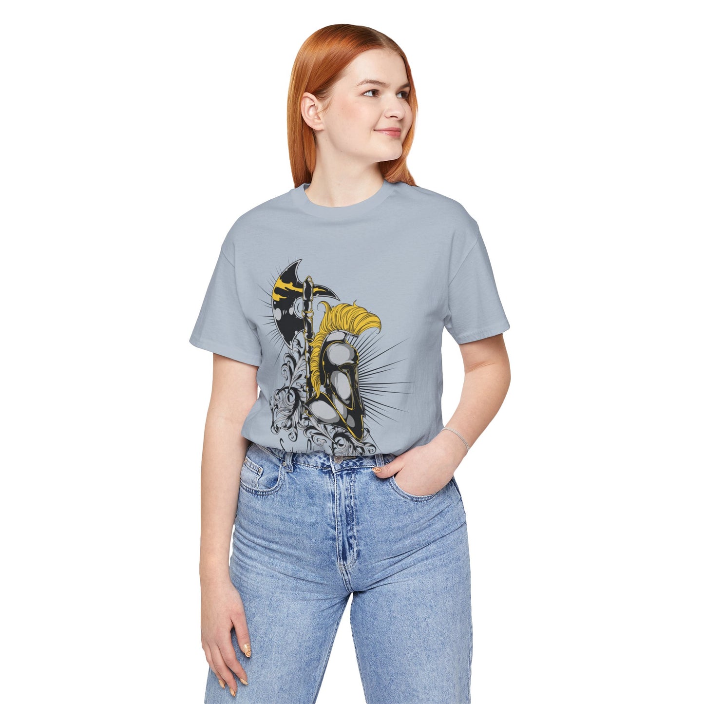 Stylish Armor Graphic Tee, Artistic Tee, Graphic T-Shirt, Artistic Vintage T-Shirt, Vintage Shirt