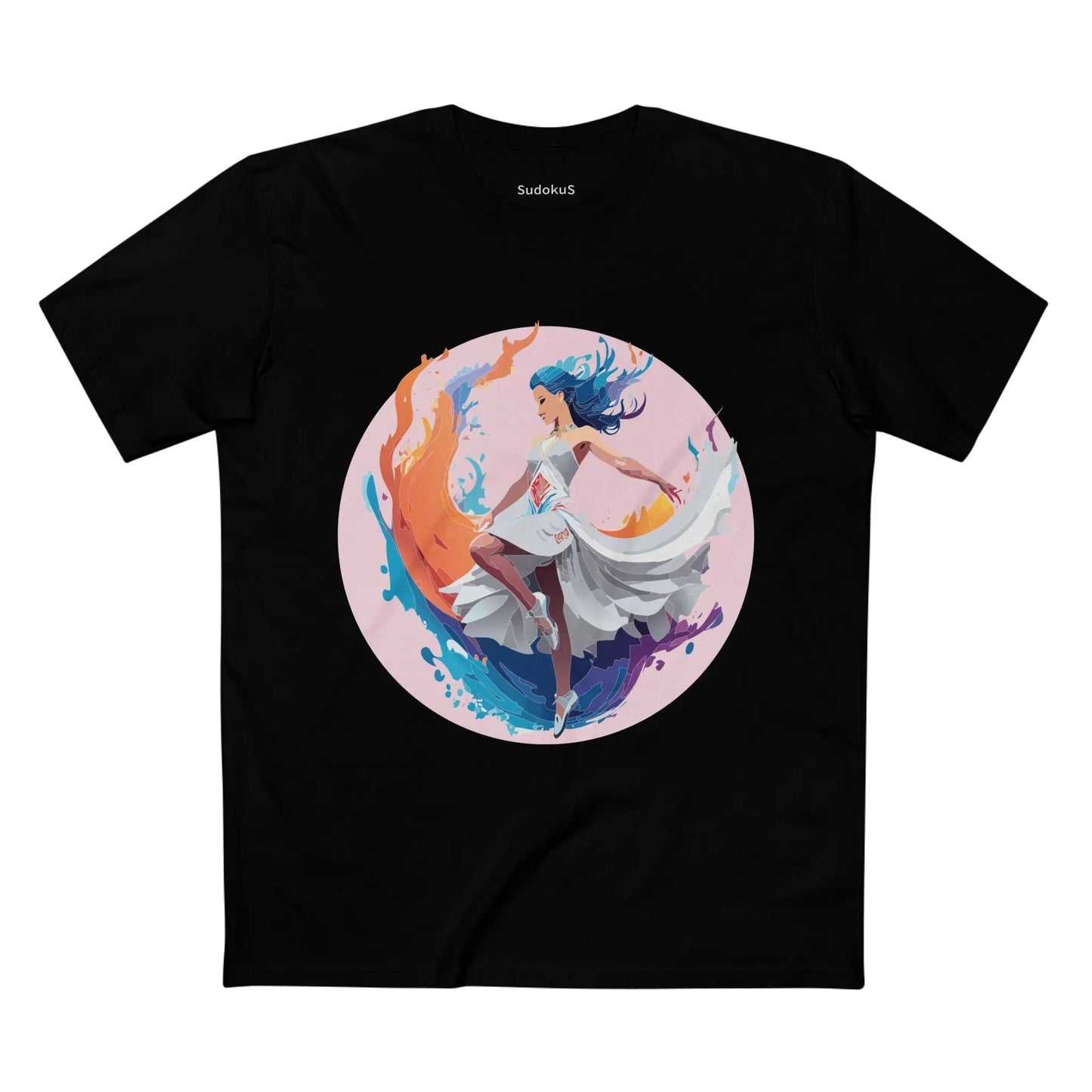 Dancer Graphic Unisex 100 Cotton Staple Tee 2
