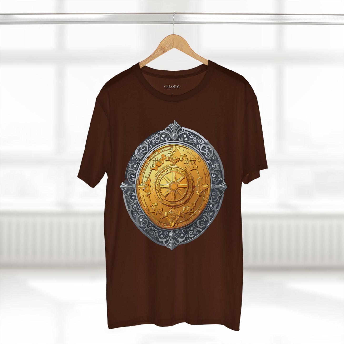 Antique Gold Coin Graphic Design T-Shirt Unisex 100 Cotton With Golden Print Artwork Tee 10