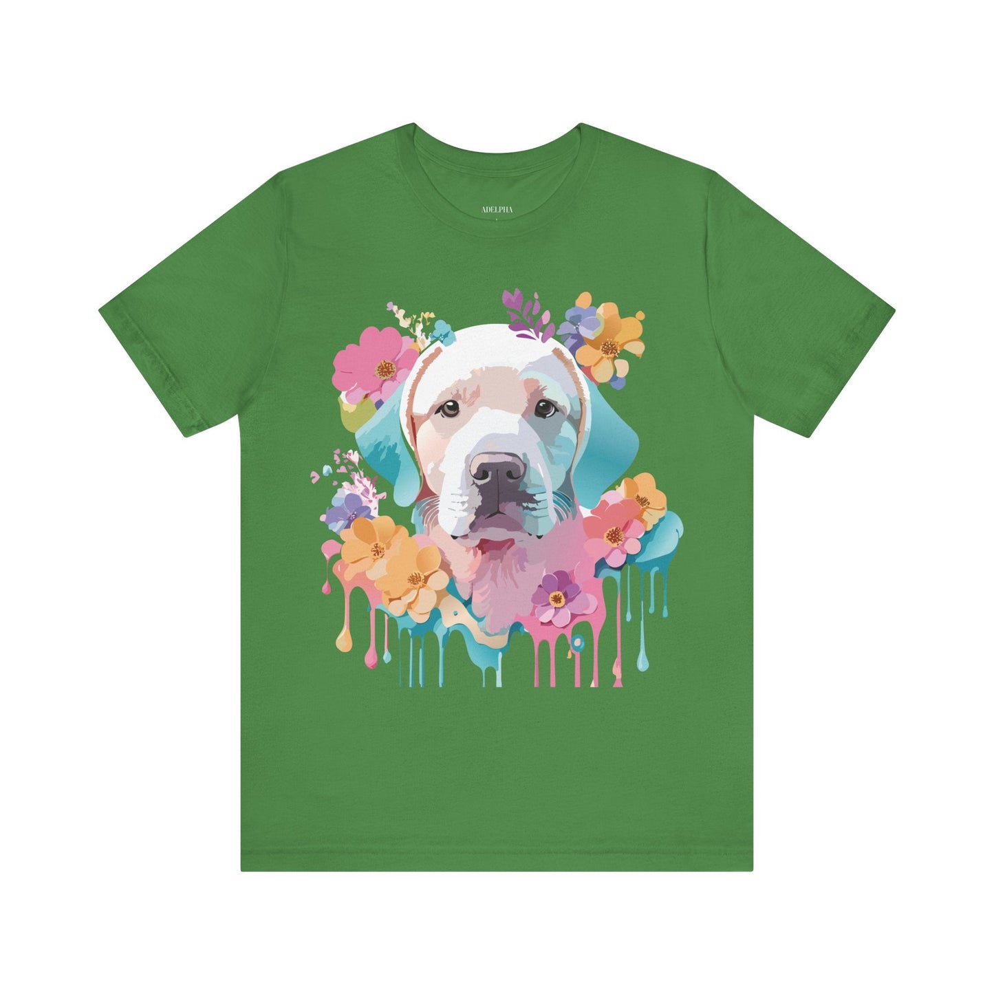 Dog Graphic Tee Unisex Vintage Inspired Art Design Adelpha Short Sleeve Jersey Shirt