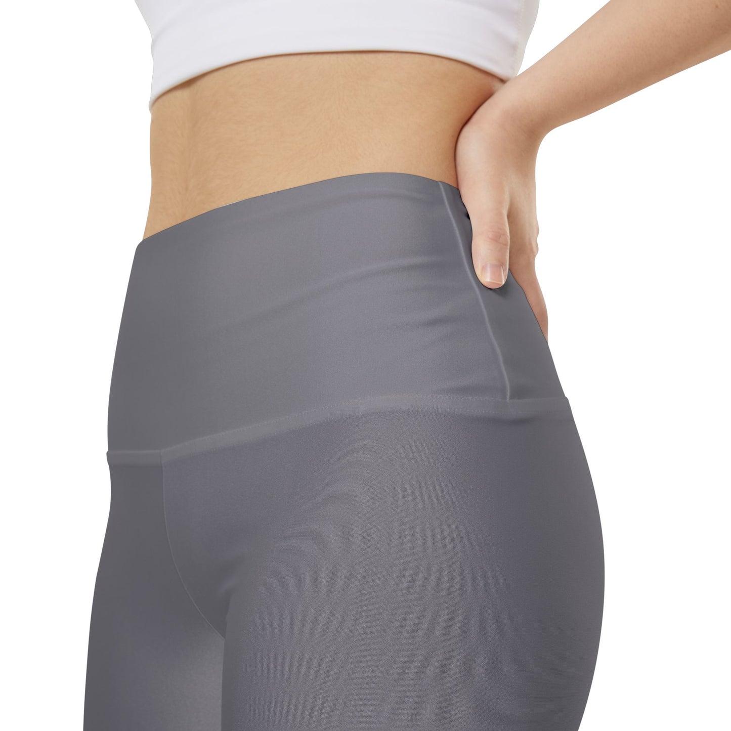 Rosy Granite Women's Grey High-Waist Workout Shorts — Yoga, Running & Gym Biker Shorts
