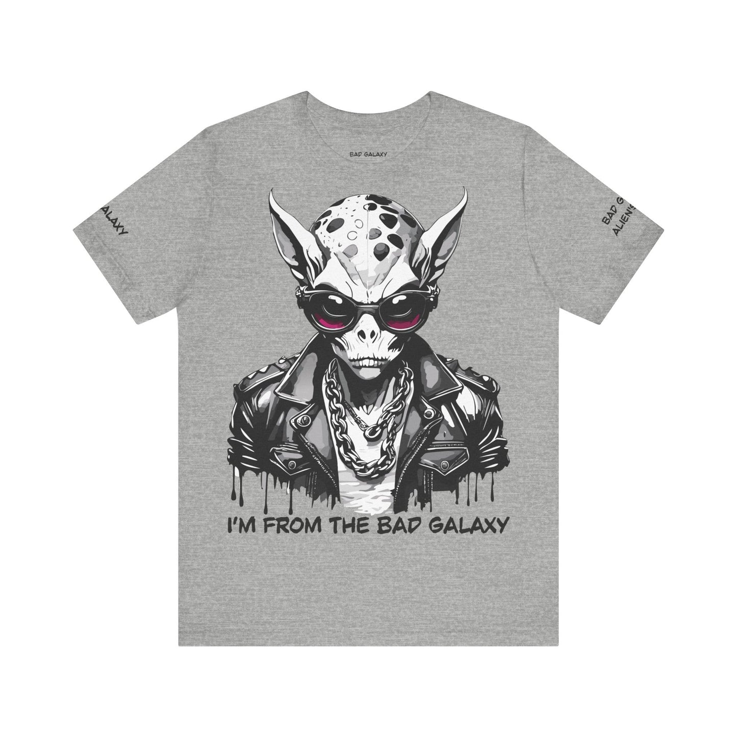 Alien Tee Shirt From Bad Galaxy 100 Cotton Made To Order With Eco Friendly Inks USA