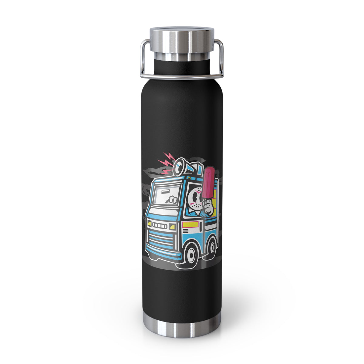 22oz Copper Insulated Water Bottle with Cartoon Design - CV95