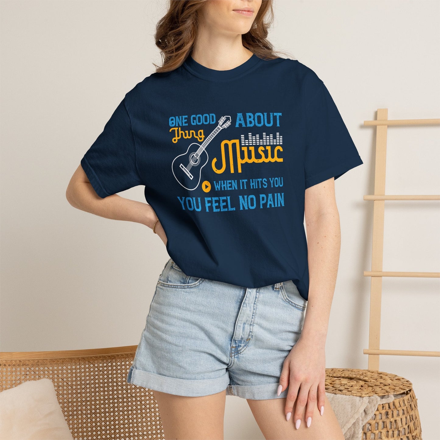 Music Graphic Design Unisex Cotton T-shirt m40