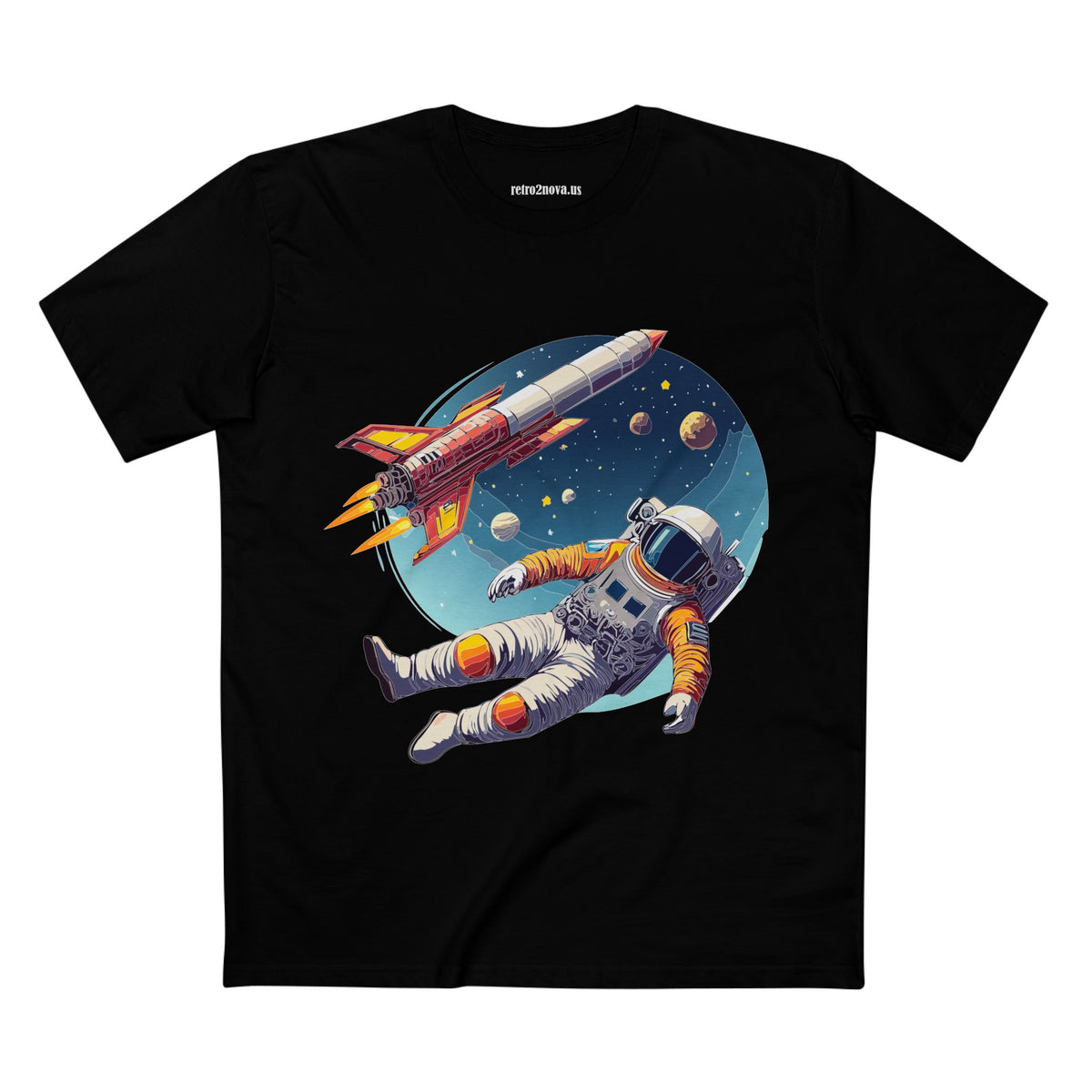 Cosmos Astronaut Graphic Tee Staple Unisex 100 Cotton Tee Shirt - CS-9