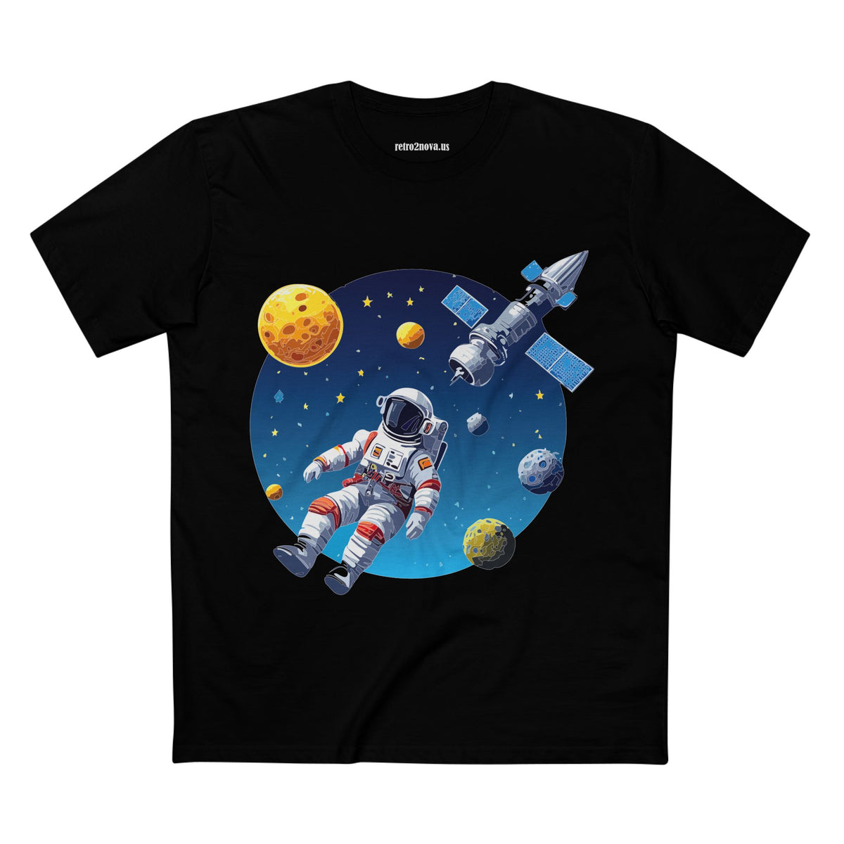 Cosmos Astronaut Graphic Tee Staple Unisex 100 Cotton Tee Shirt - CS-22