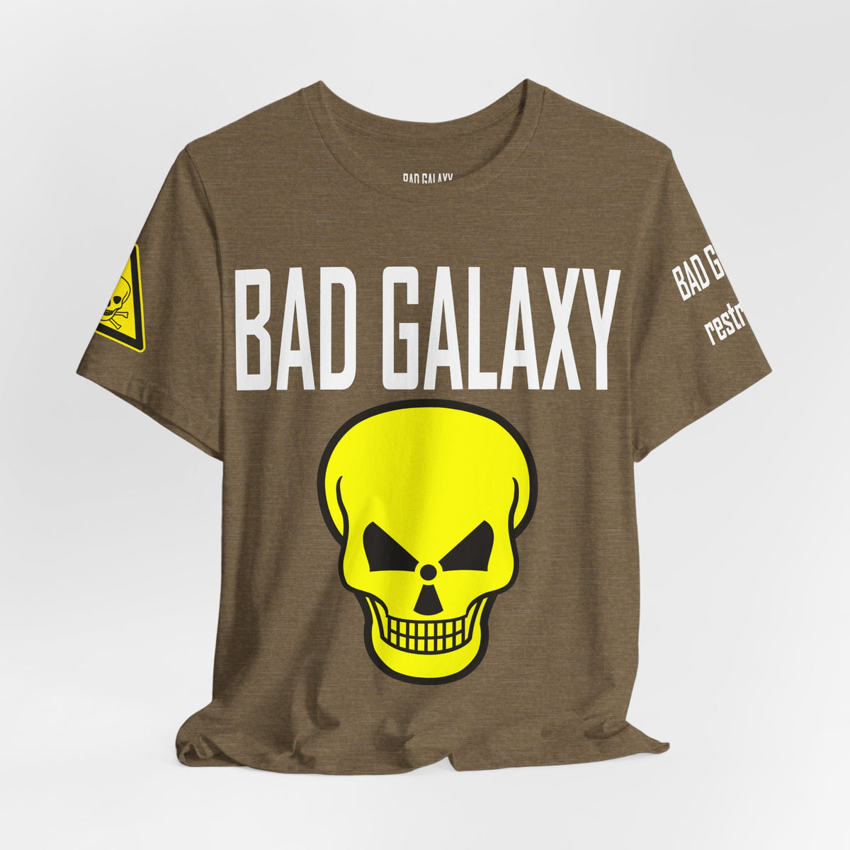 Skull Rock Graphic Unisex Cotton Bella+Canvas Tee with Art Design b41