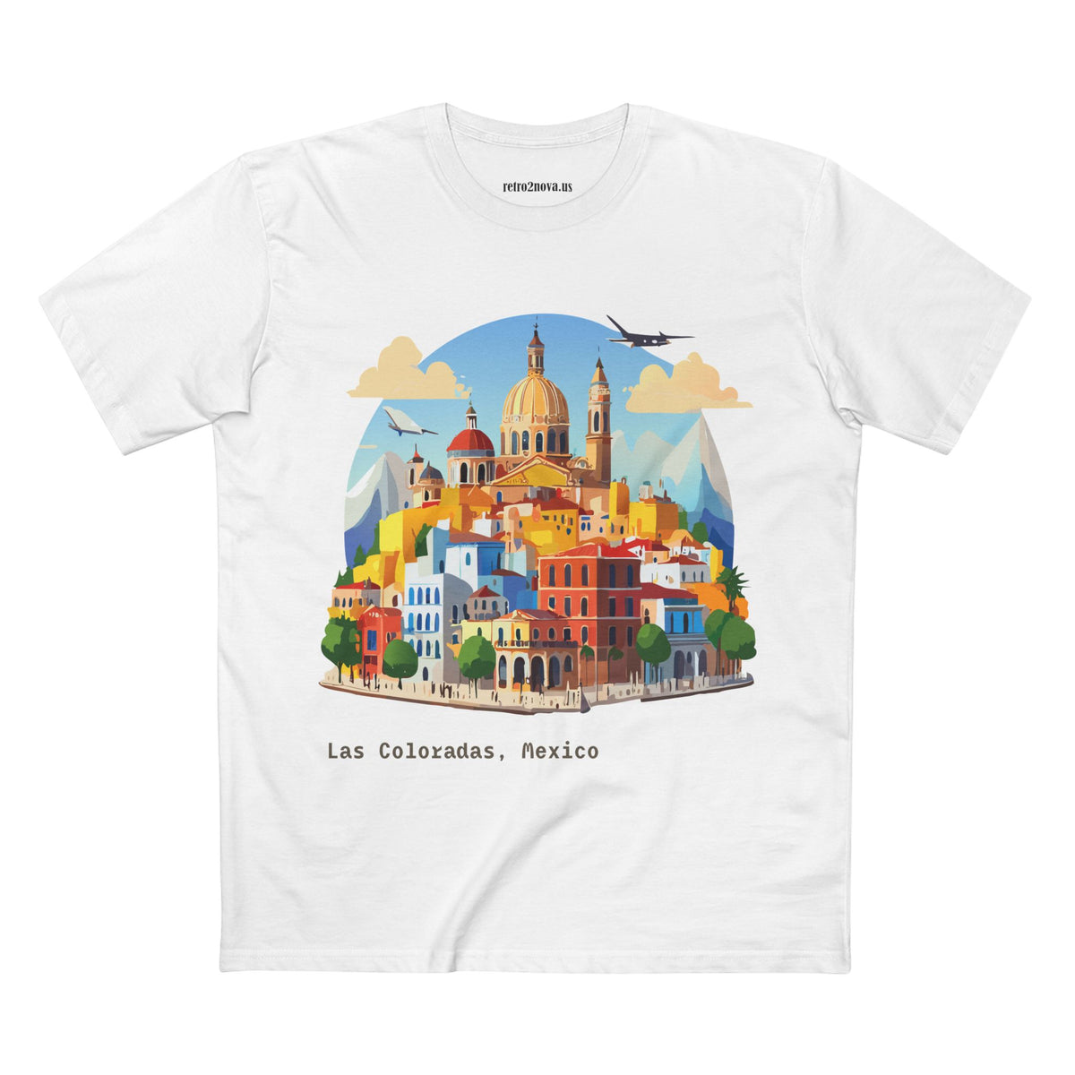 Las Coloradas Mexico Cityscape tee | Travel souvenir tee
