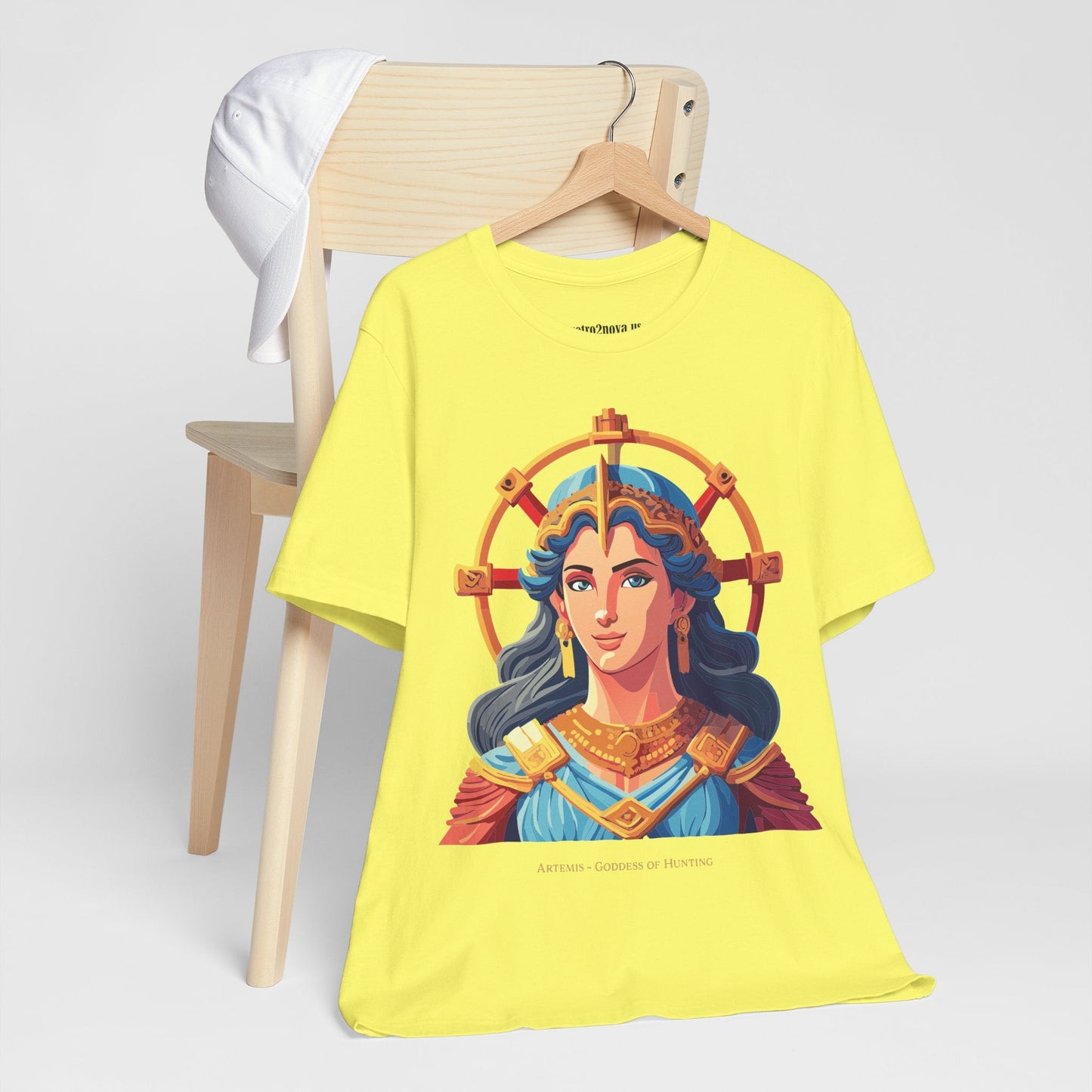 Artemis Goddess Shirt Unisex Graphic Tee Vintage Inspired Artwork by Retro2Nova Collection