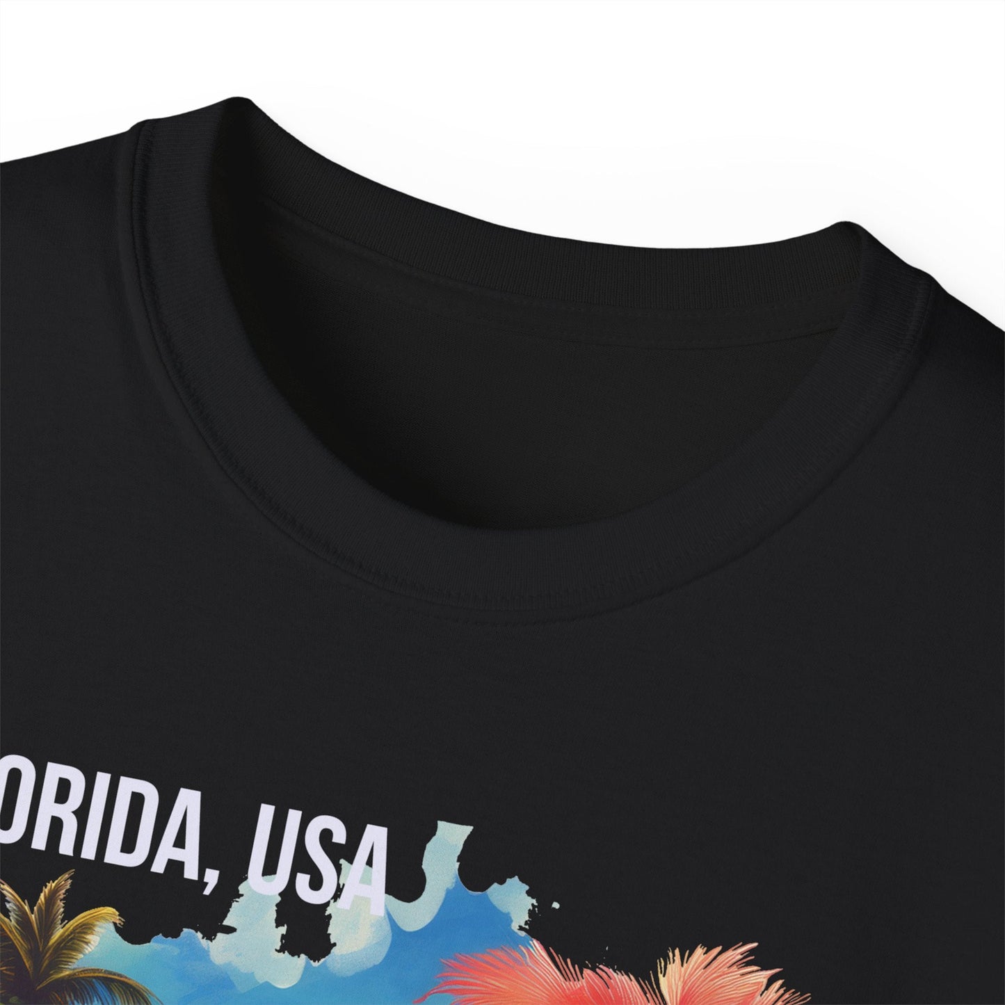 Florida Graphic Unisex Cotton T‑Shirt 1