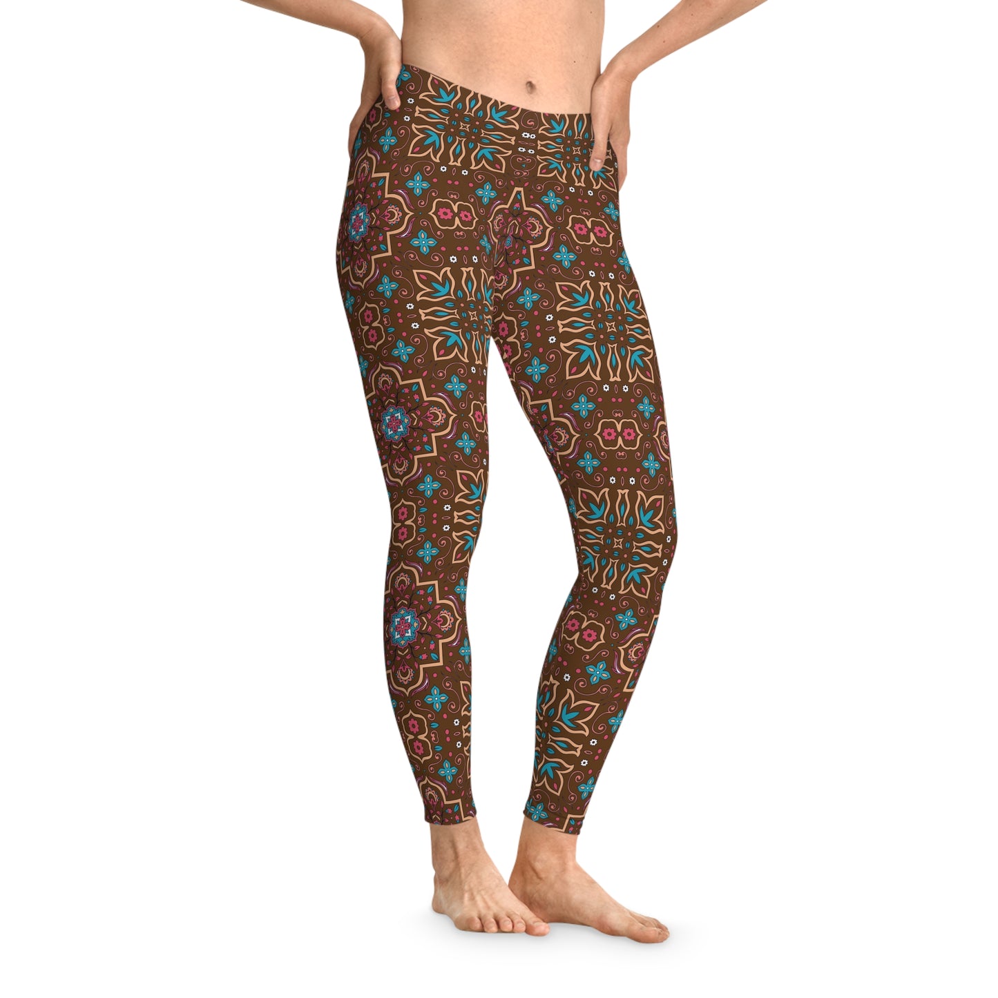 Legging à imprimé traditionnel