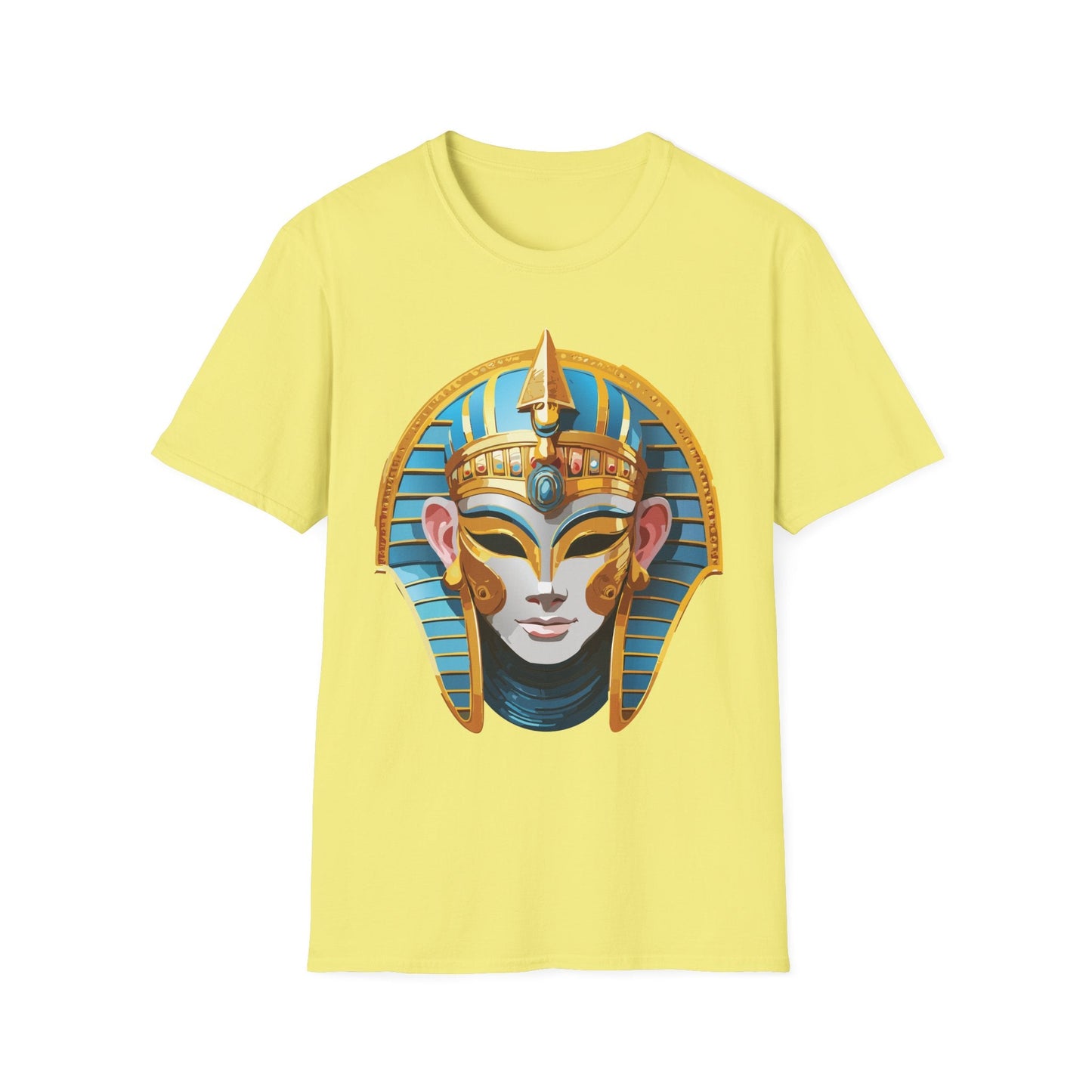 Mask Design Tee Shirt For Unisex Comfort Gildan Softstyle 64000 Ring Spun Cotton