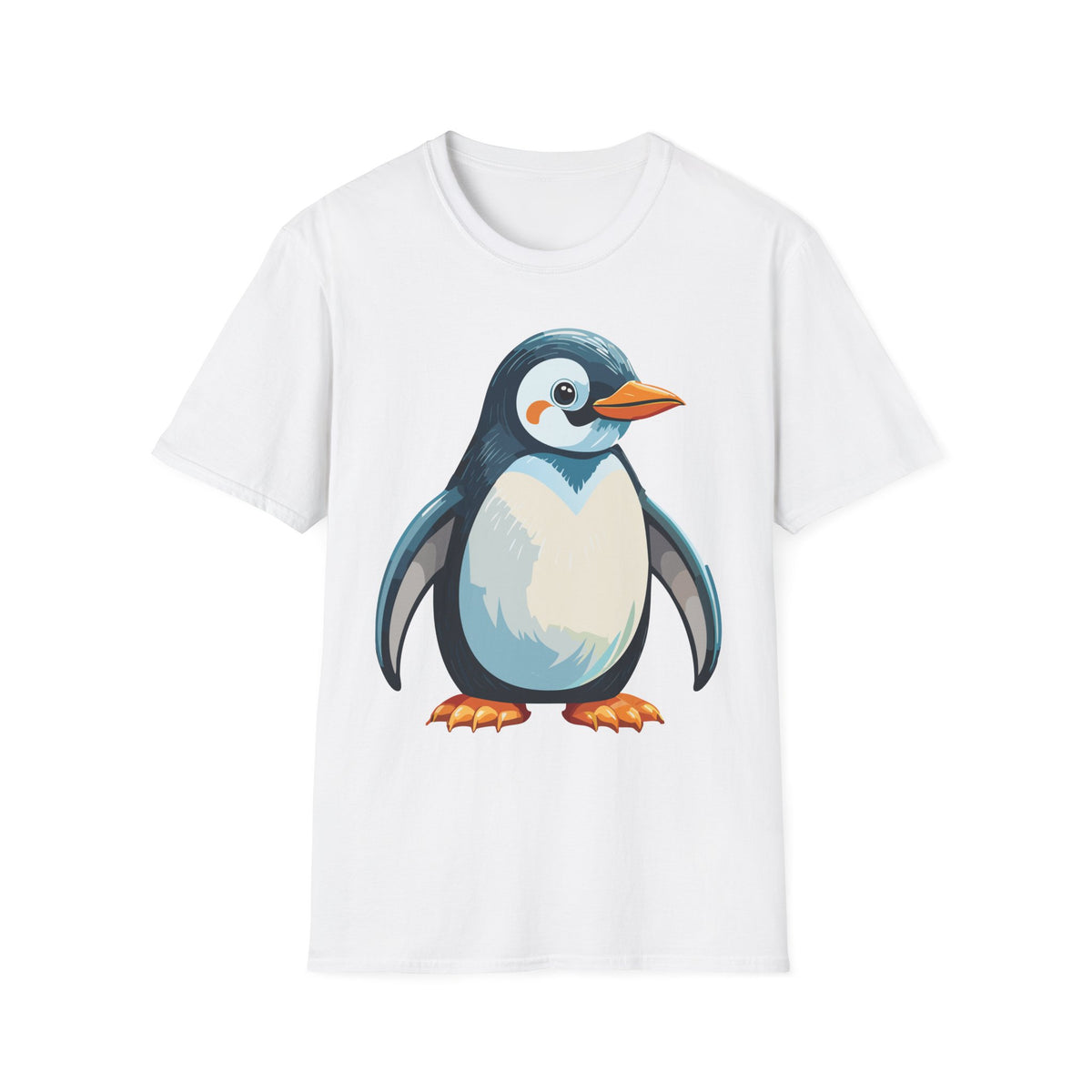Cute Cartoon Penguin T-Shirt | Playful Penguin Illustration